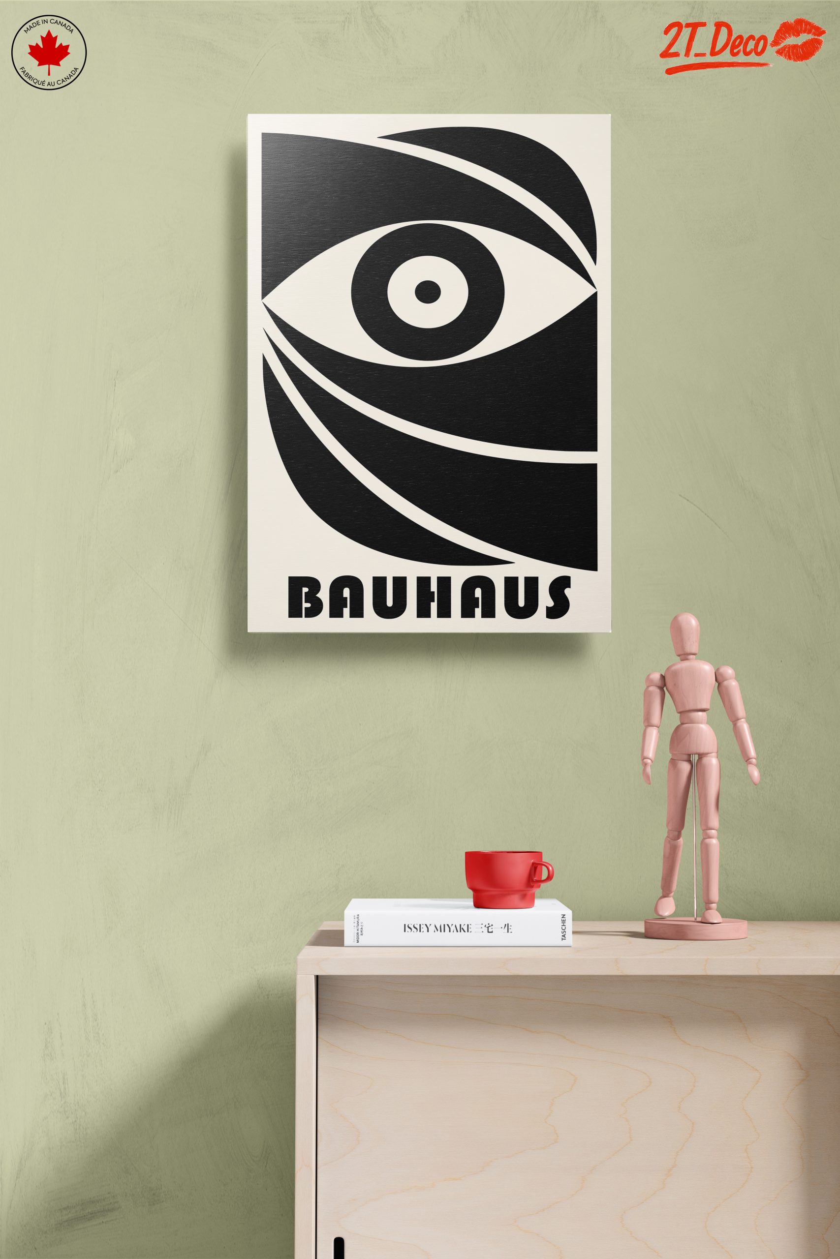 Bauhaus Geometric Art Featuring Eye Design - Image 14