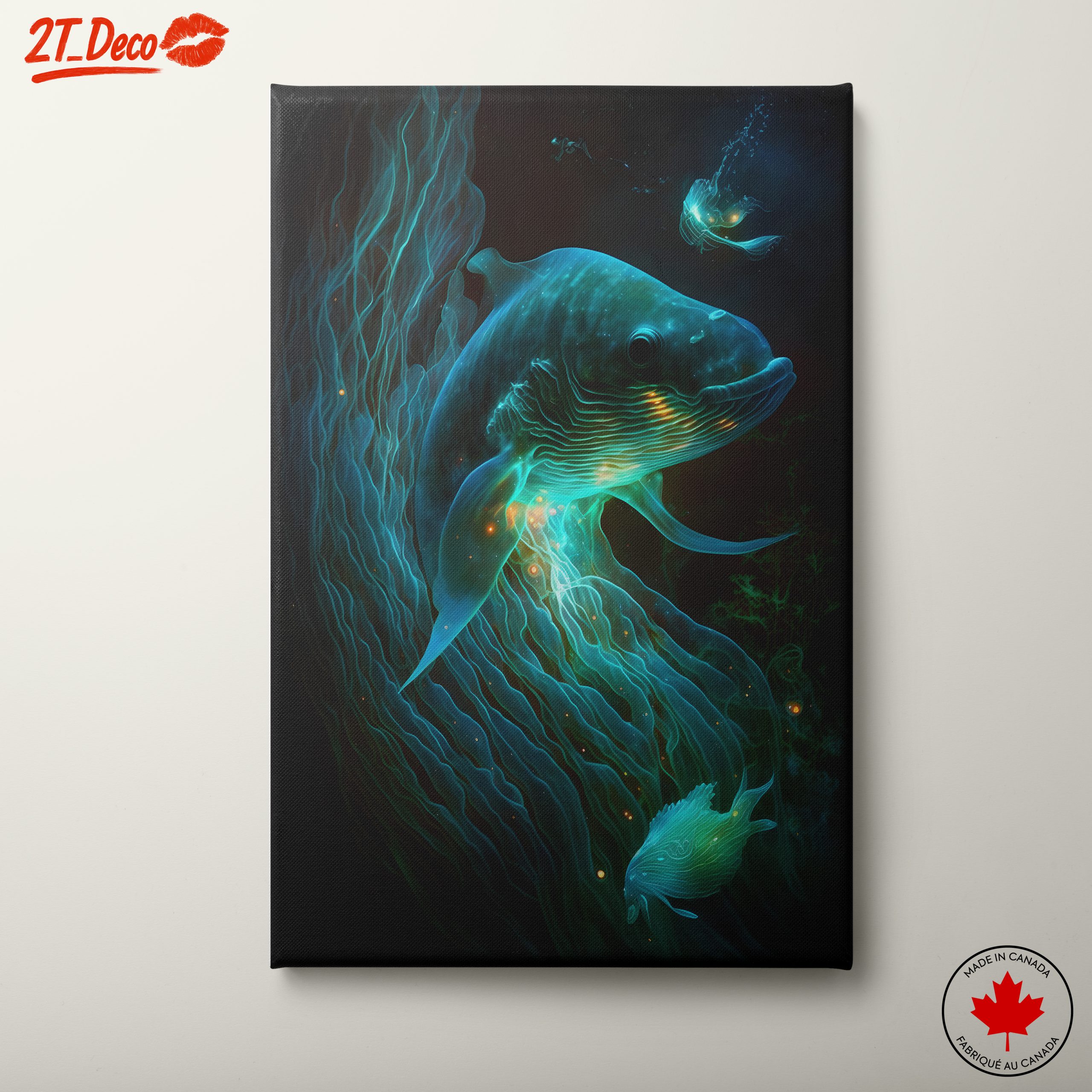 Vibrant Underwater Life Art