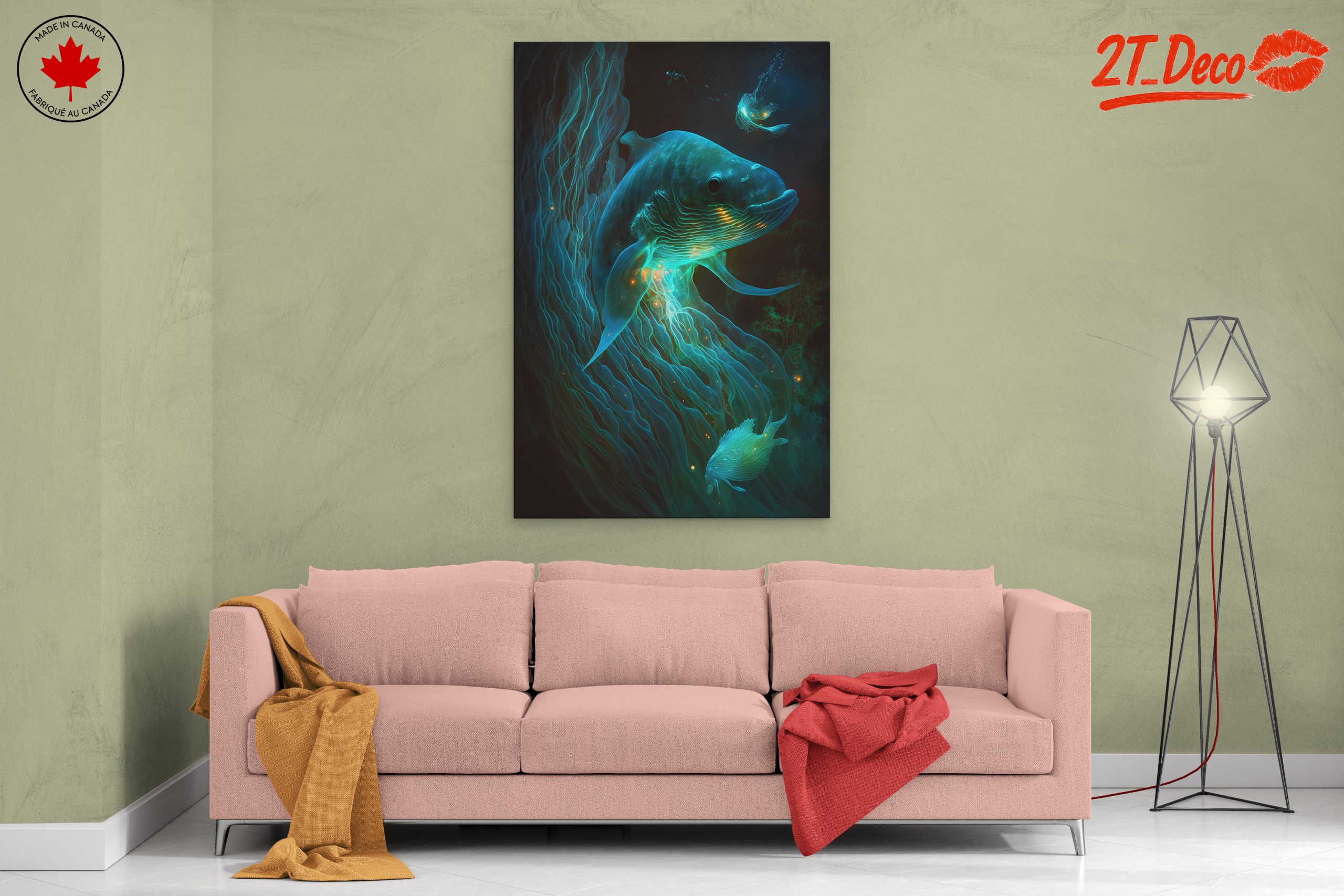 Vibrant Underwater Life Art - Image 2