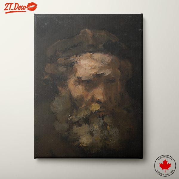 Expressive Contemporary Portrait of a Bearded Man