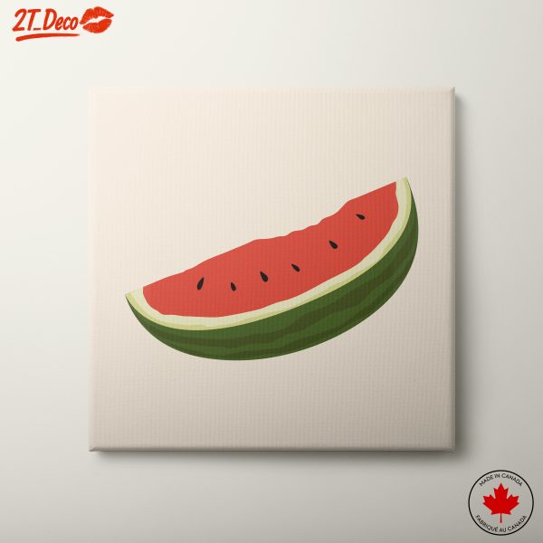 Stylized Watermelon Abstract Art