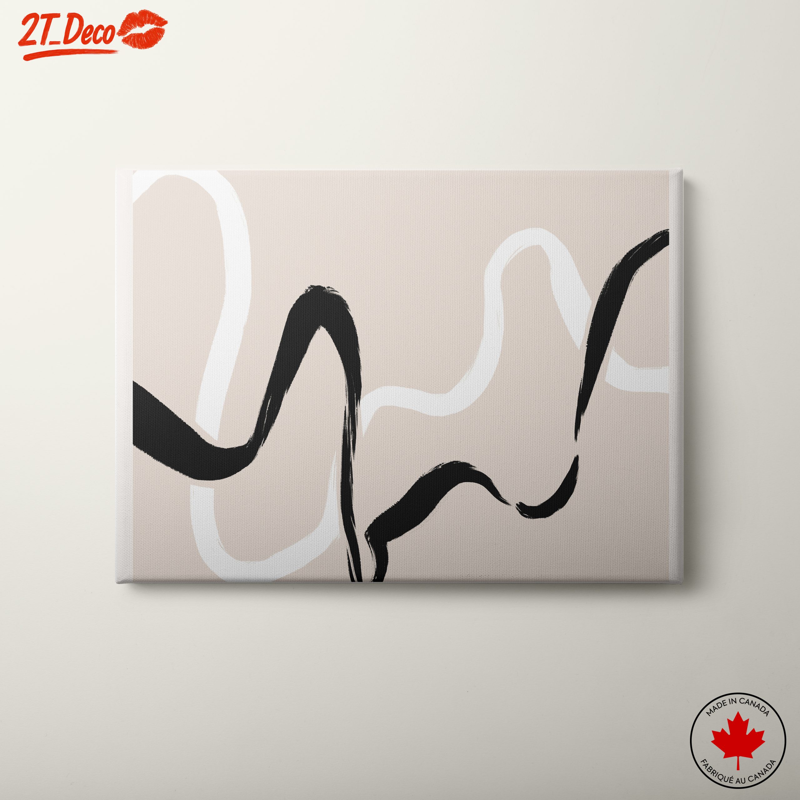 Dynamic Abstract Lines on Soft Background