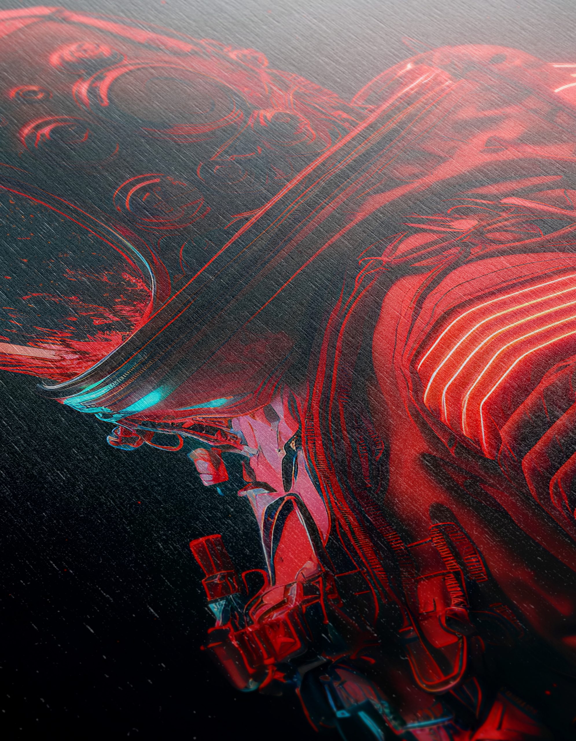 Neon Astronaut in Vibrant Space Art - Image 12
