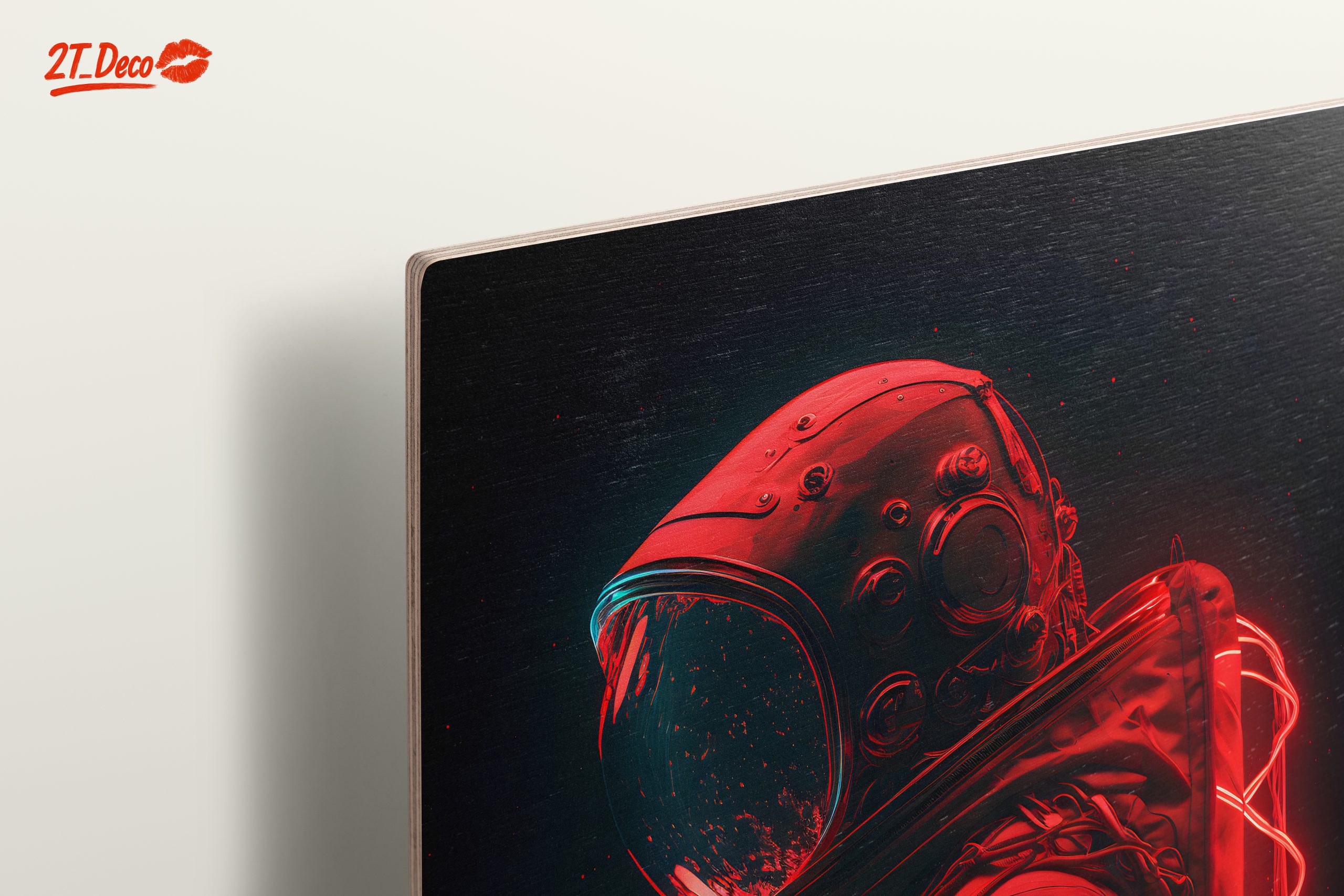Neon Astronaut in Vibrant Space Art - Image 15
