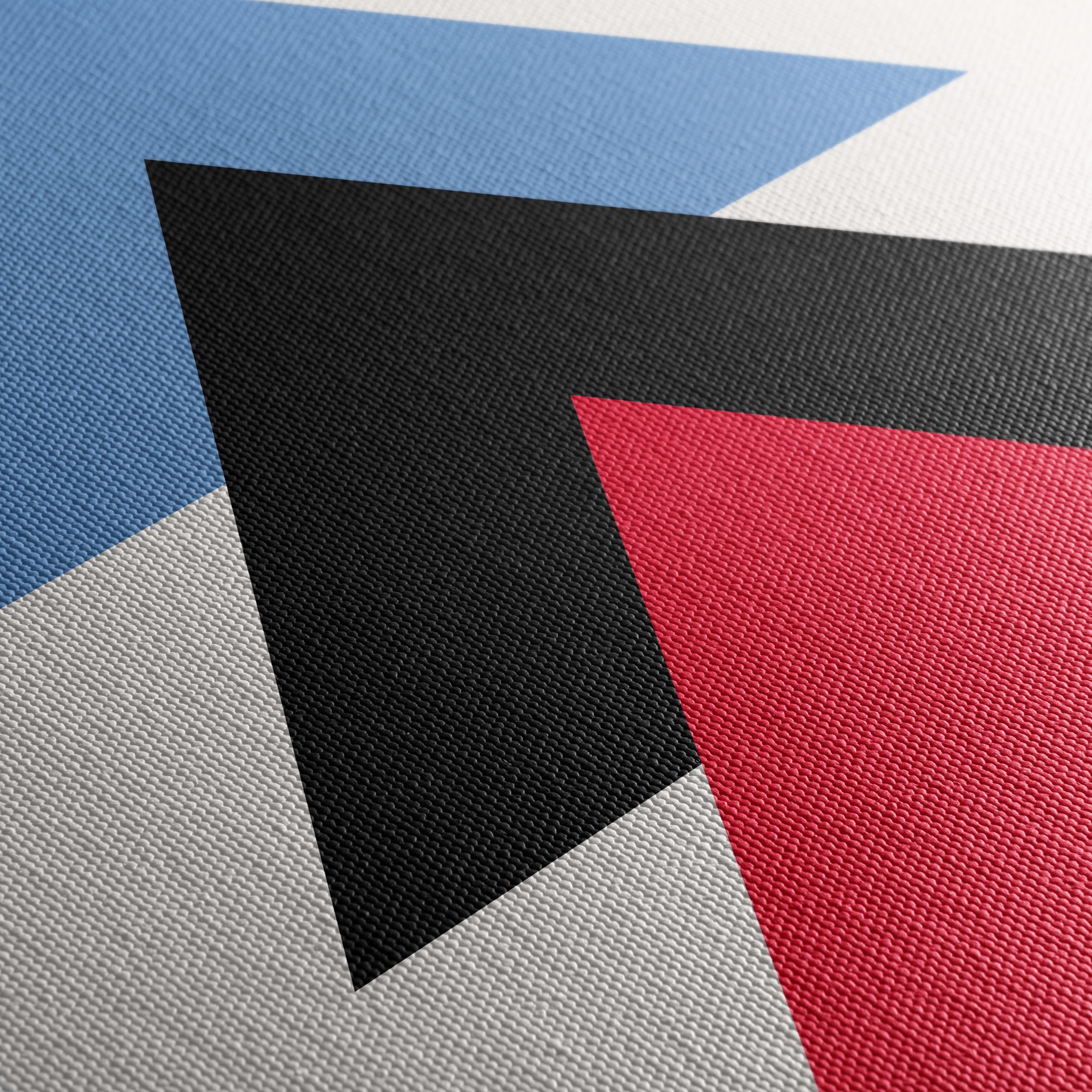 Geometric Color Block Design Art - Image 5