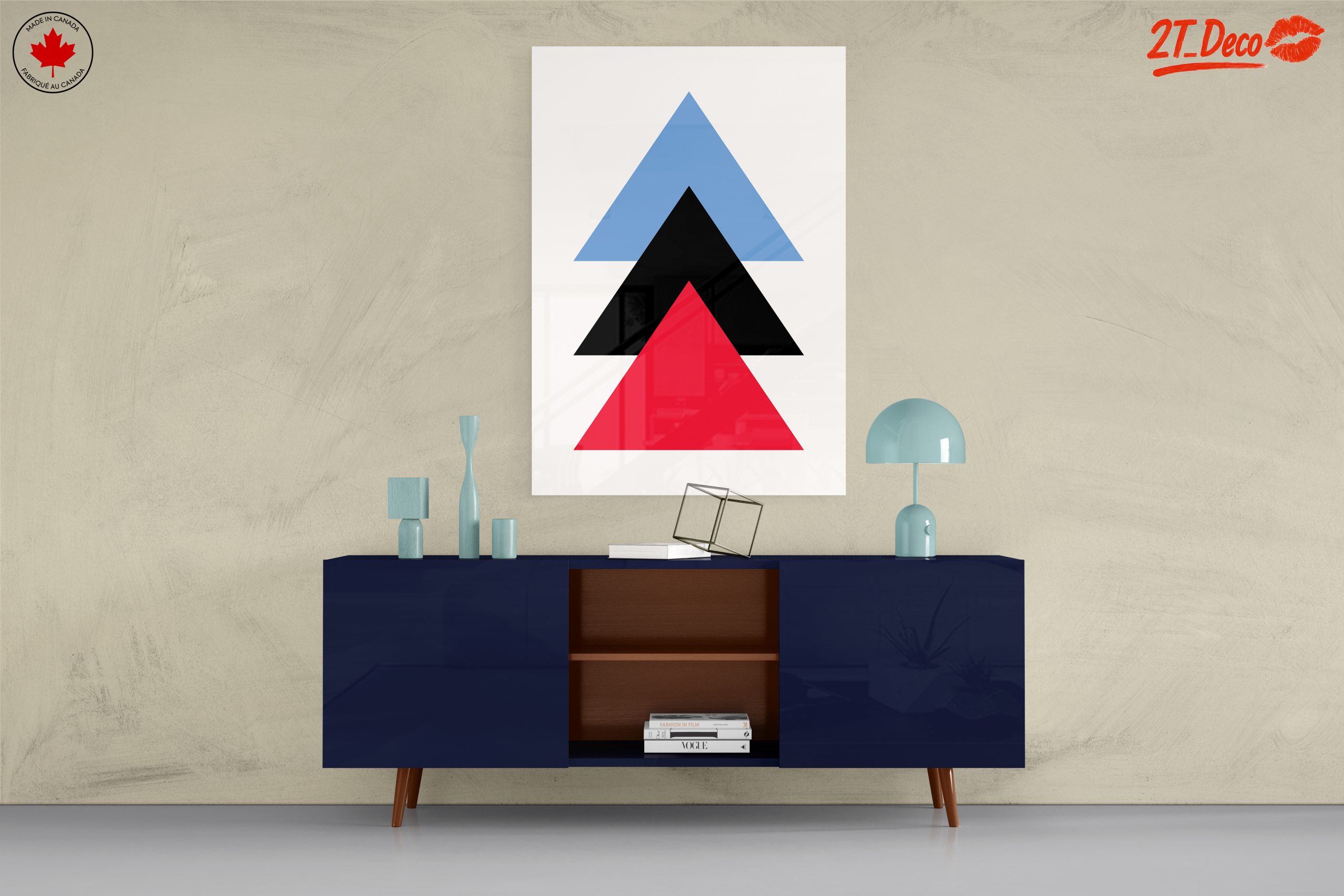 Geometric Color Block Design Art - Image 8