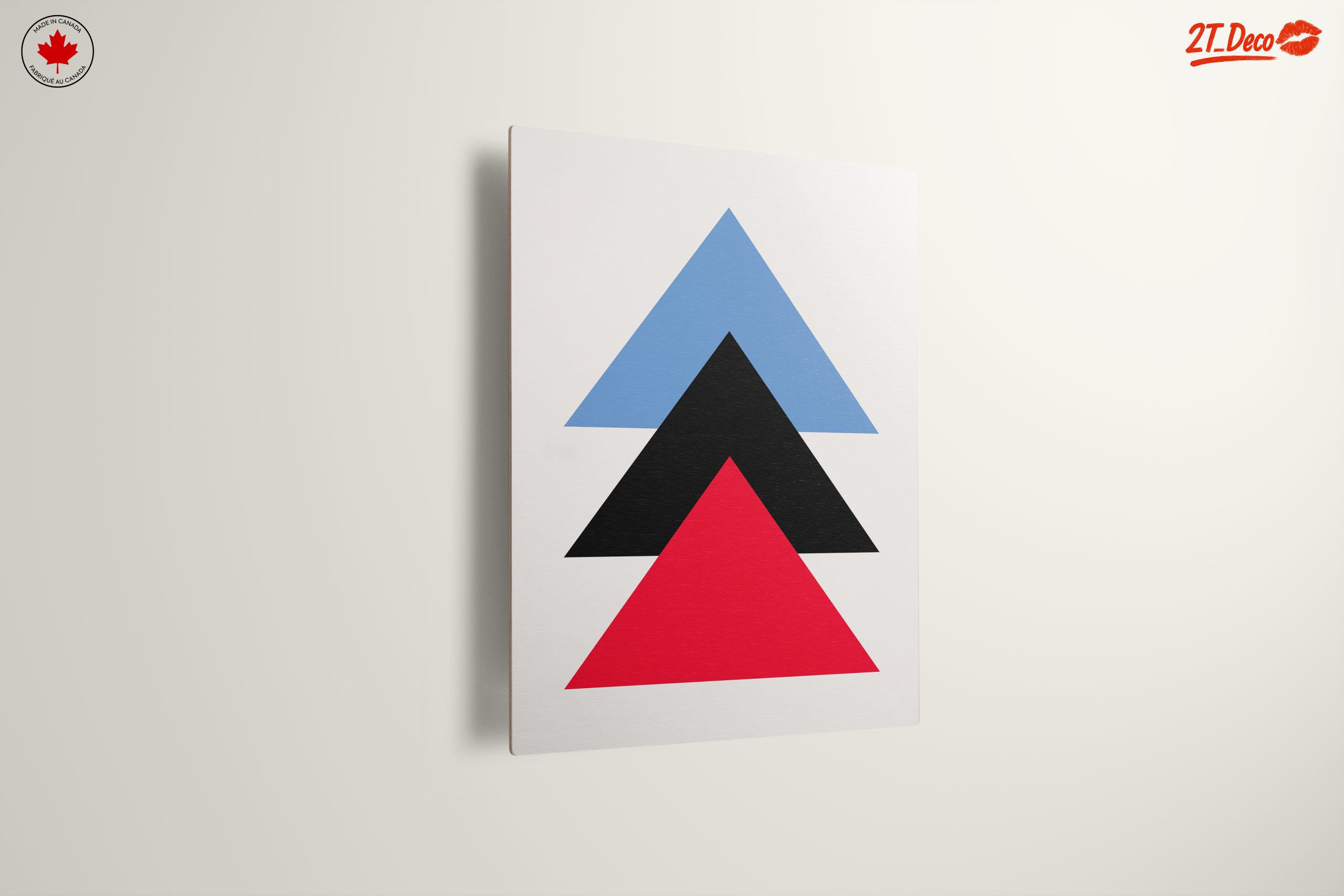 Geometric Color Block Design Art - Image 13