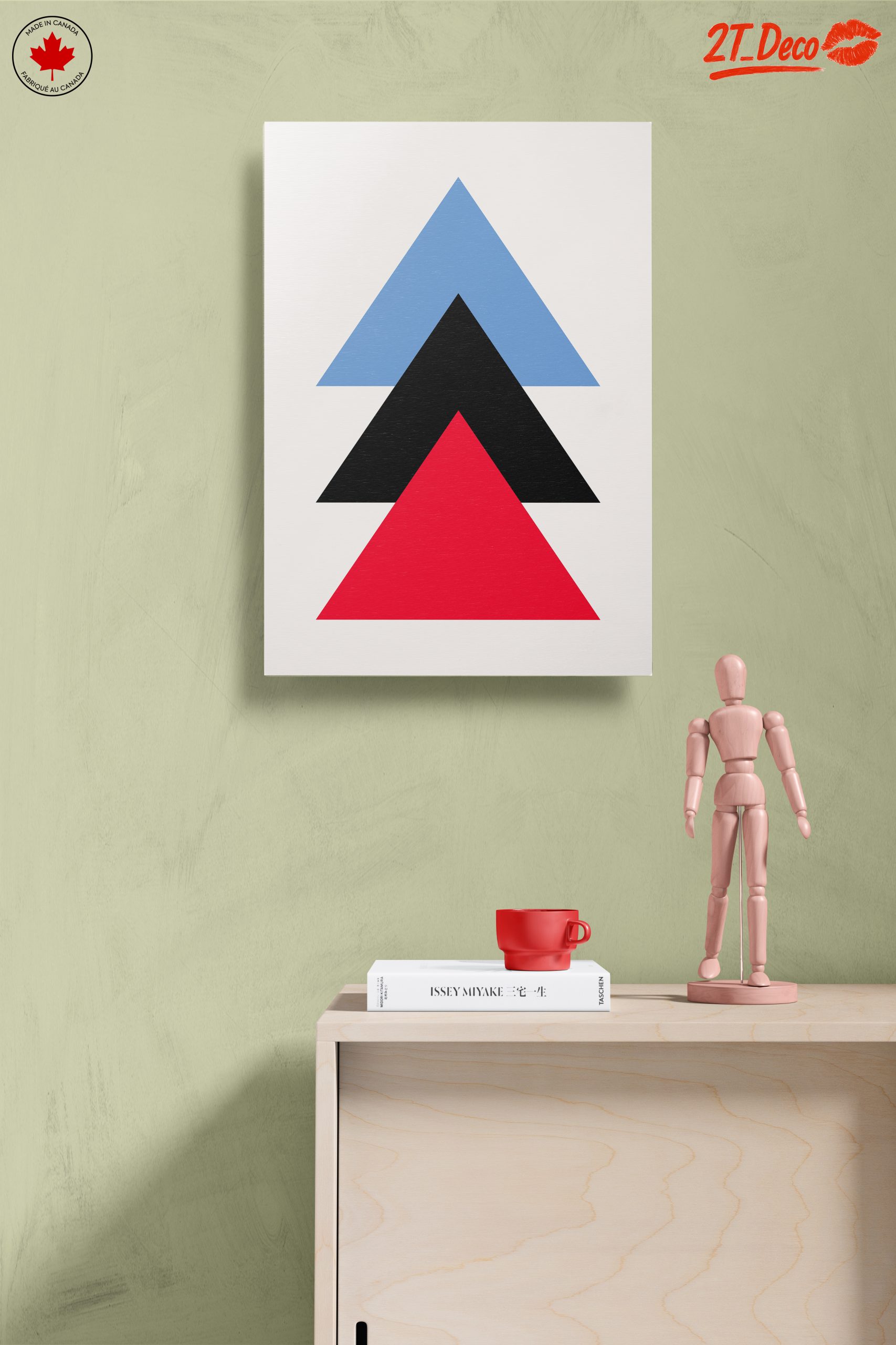 Geometric Color Block Design Art - Image 14