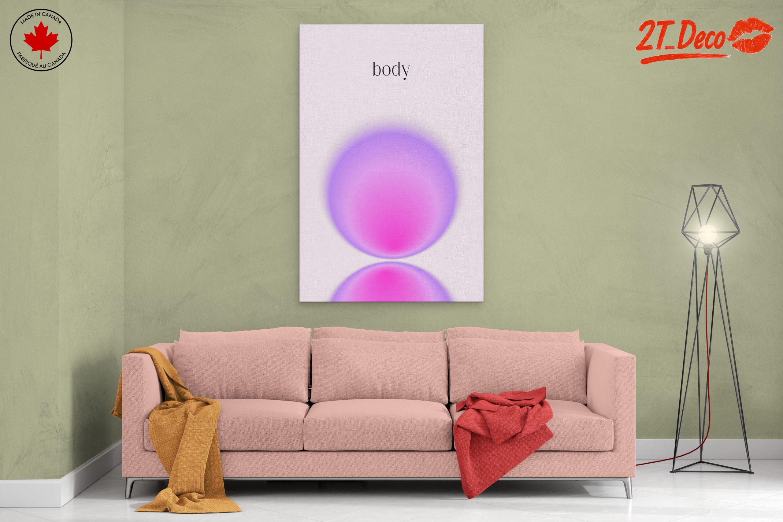 Abstract Body Shapes in Soft Pastels - Image 2