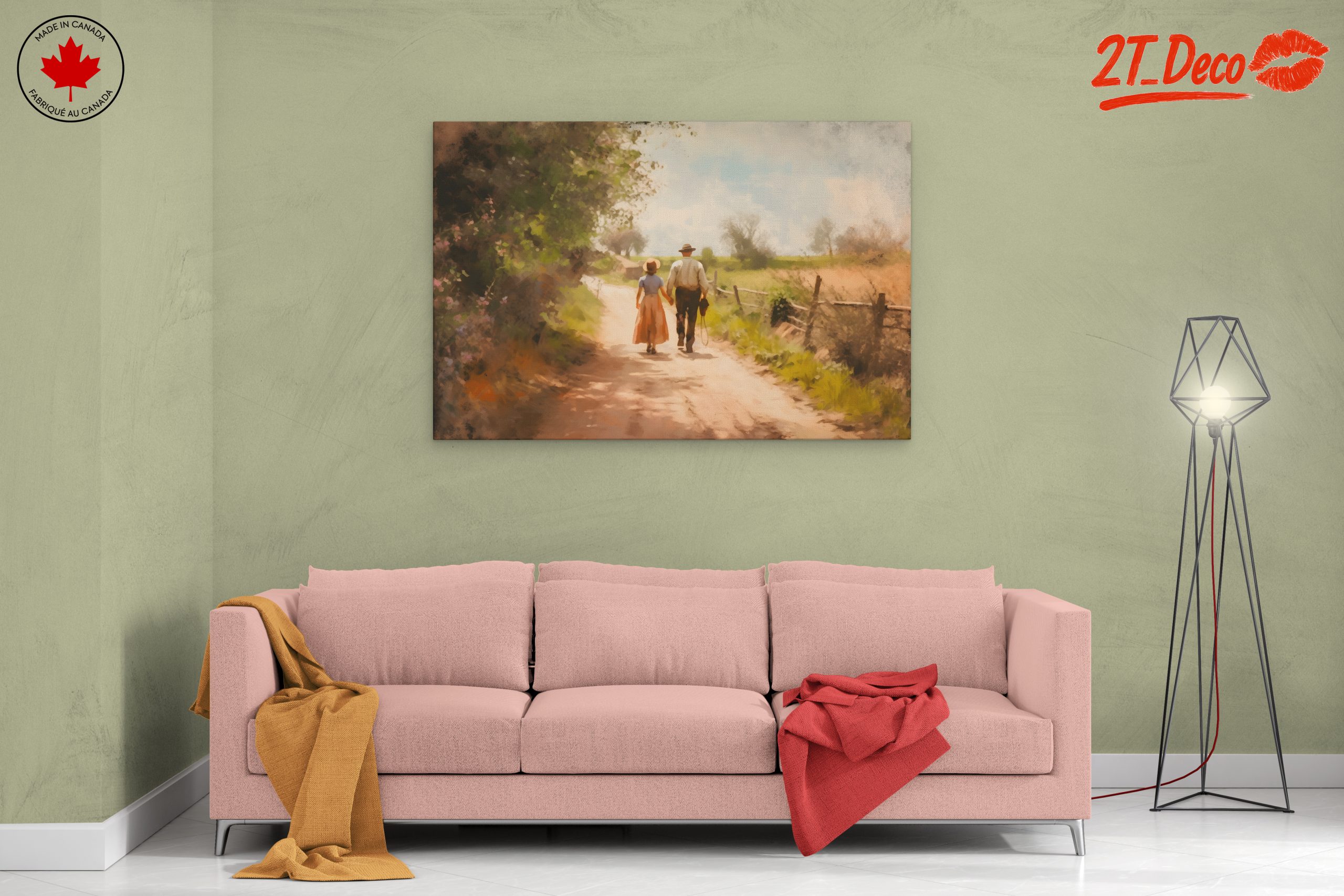 Contemporary Couple Walking in Nature - Image 2