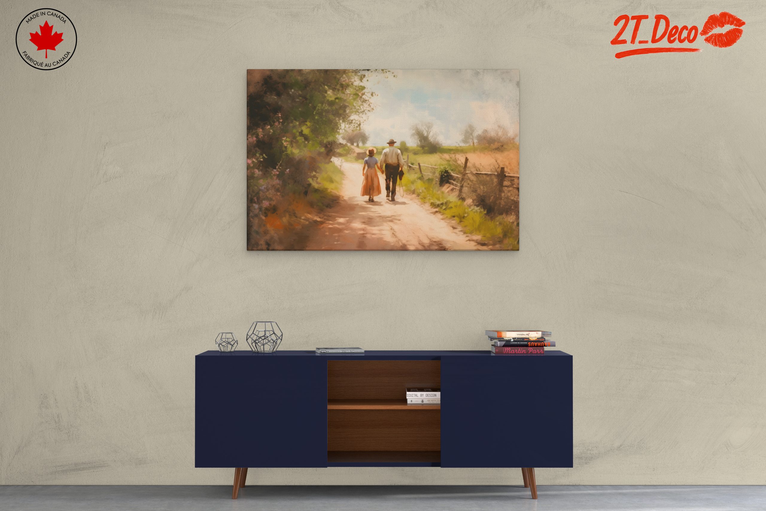 Contemporary Couple Walking in Nature - Image 3