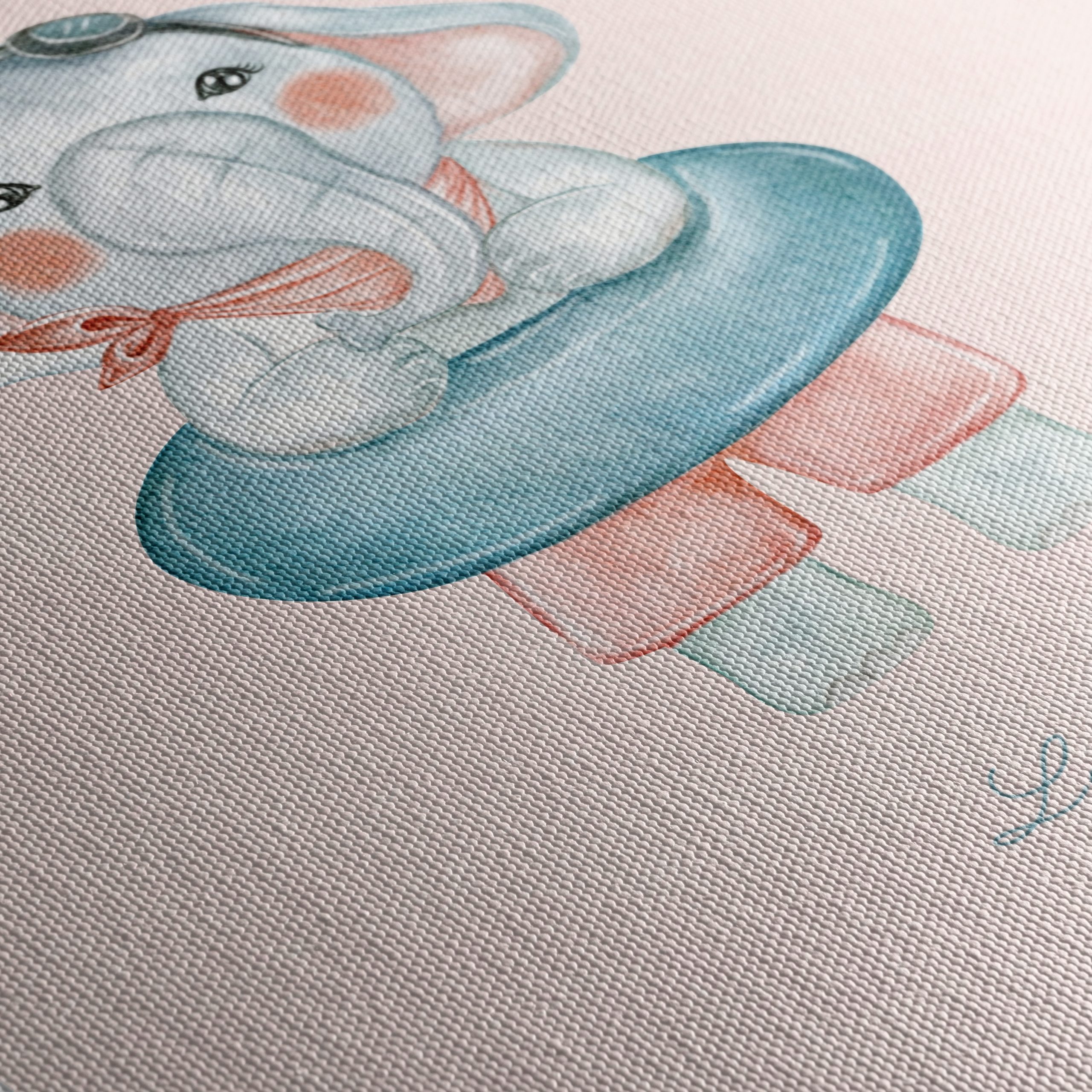 Adorable Elephant Character in Swim Ring - Image 5