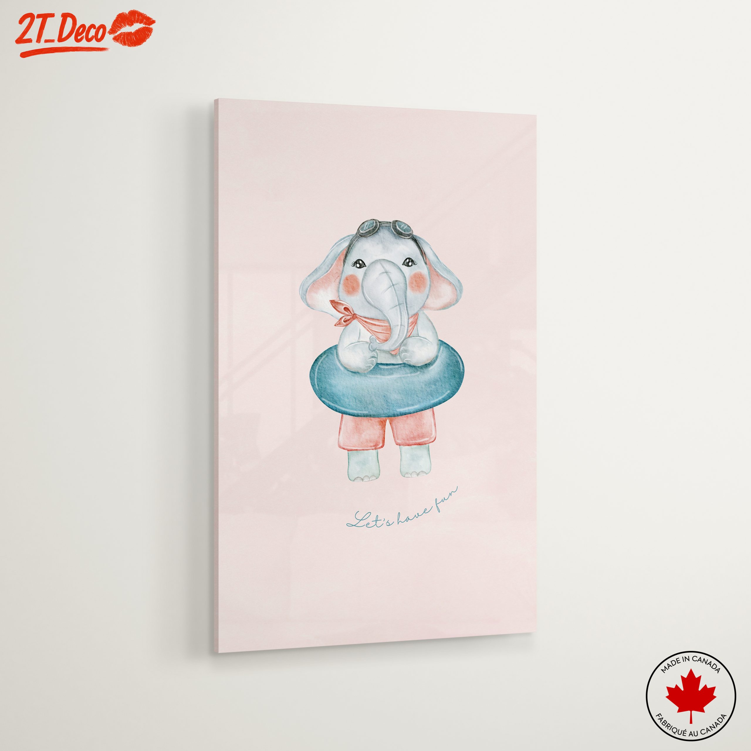 Adorable Elephant Character in Swim Ring - Image 6