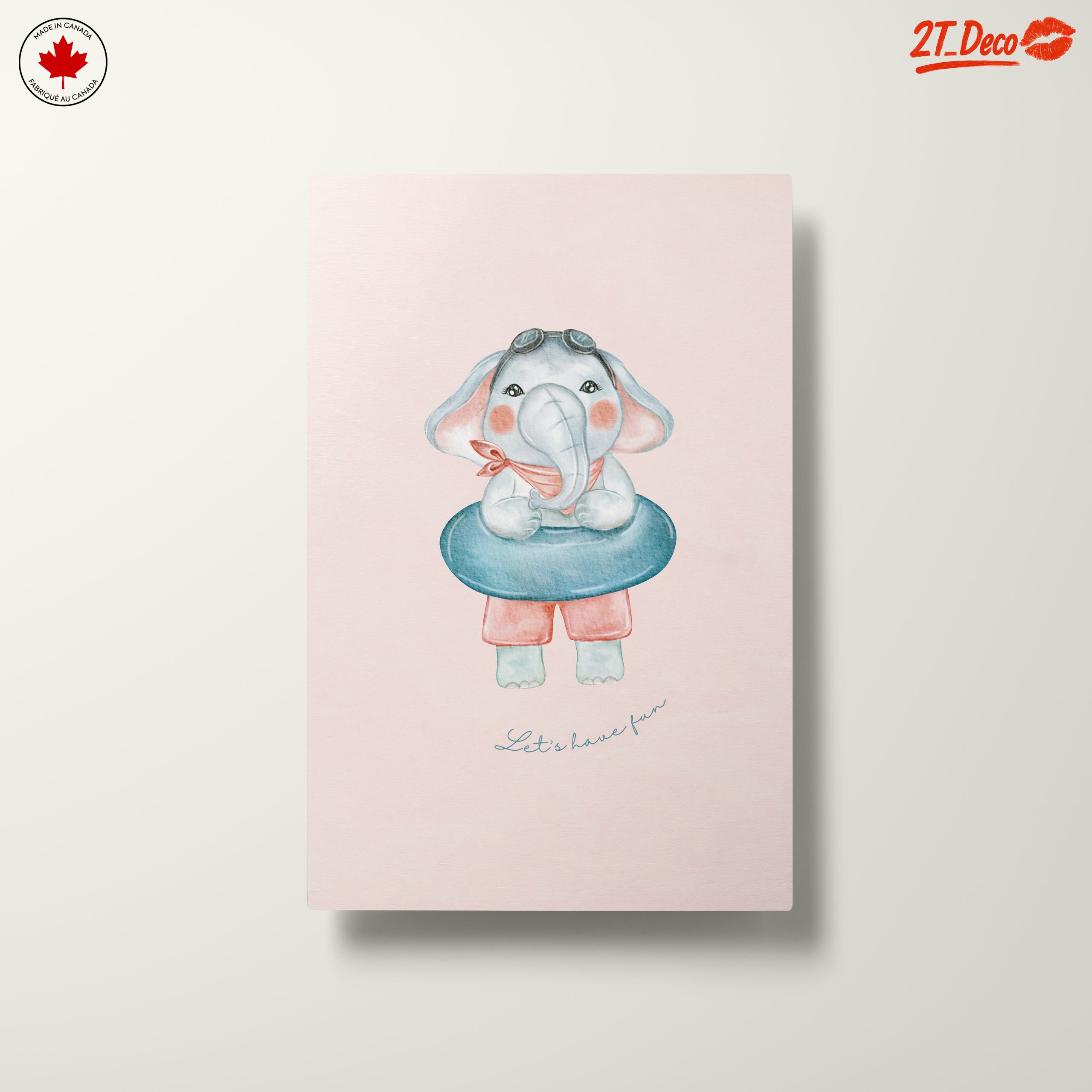 Adorable Elephant Character in Swim Ring - Image 10