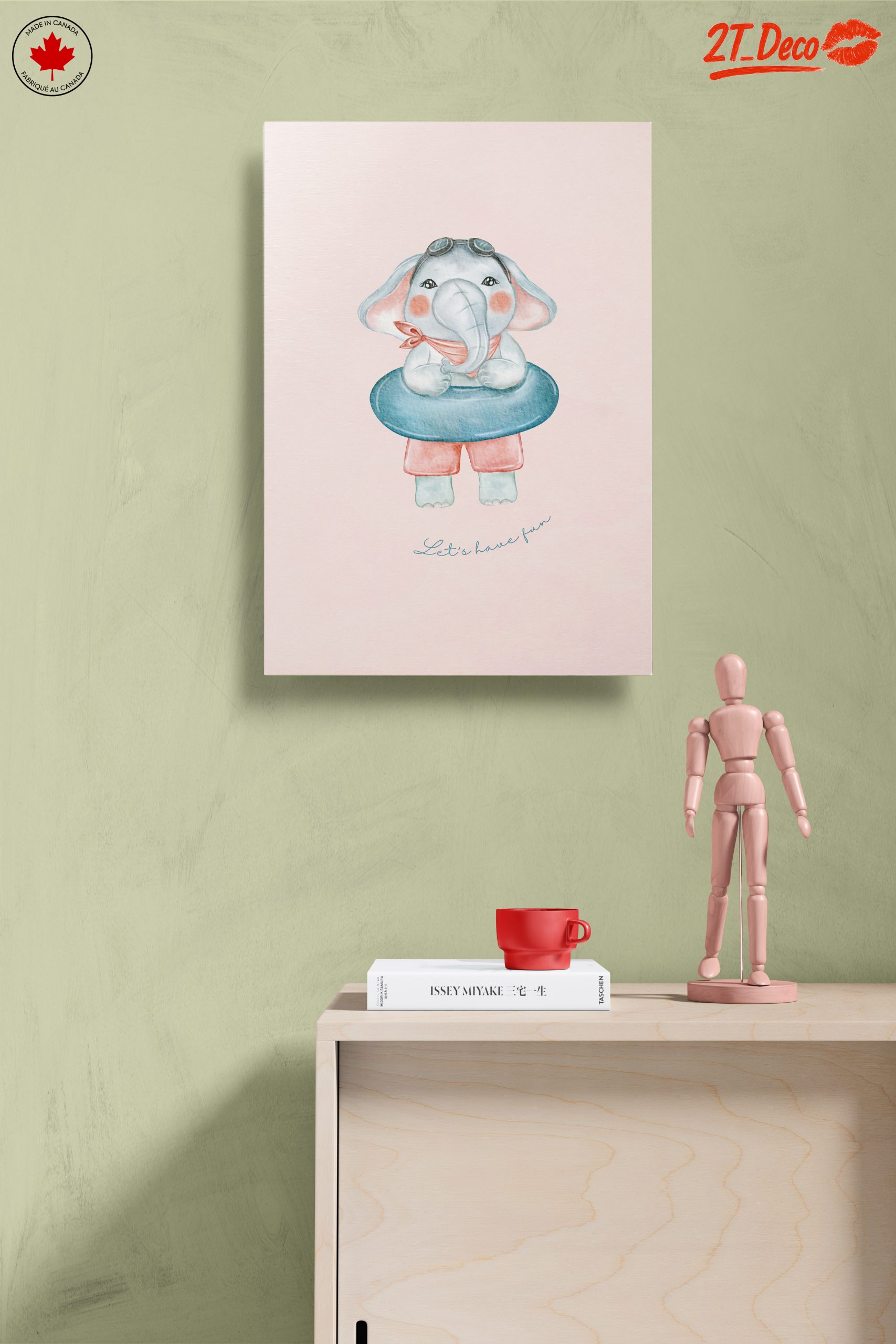 Adorable Elephant Character in Swim Ring - Image 14
