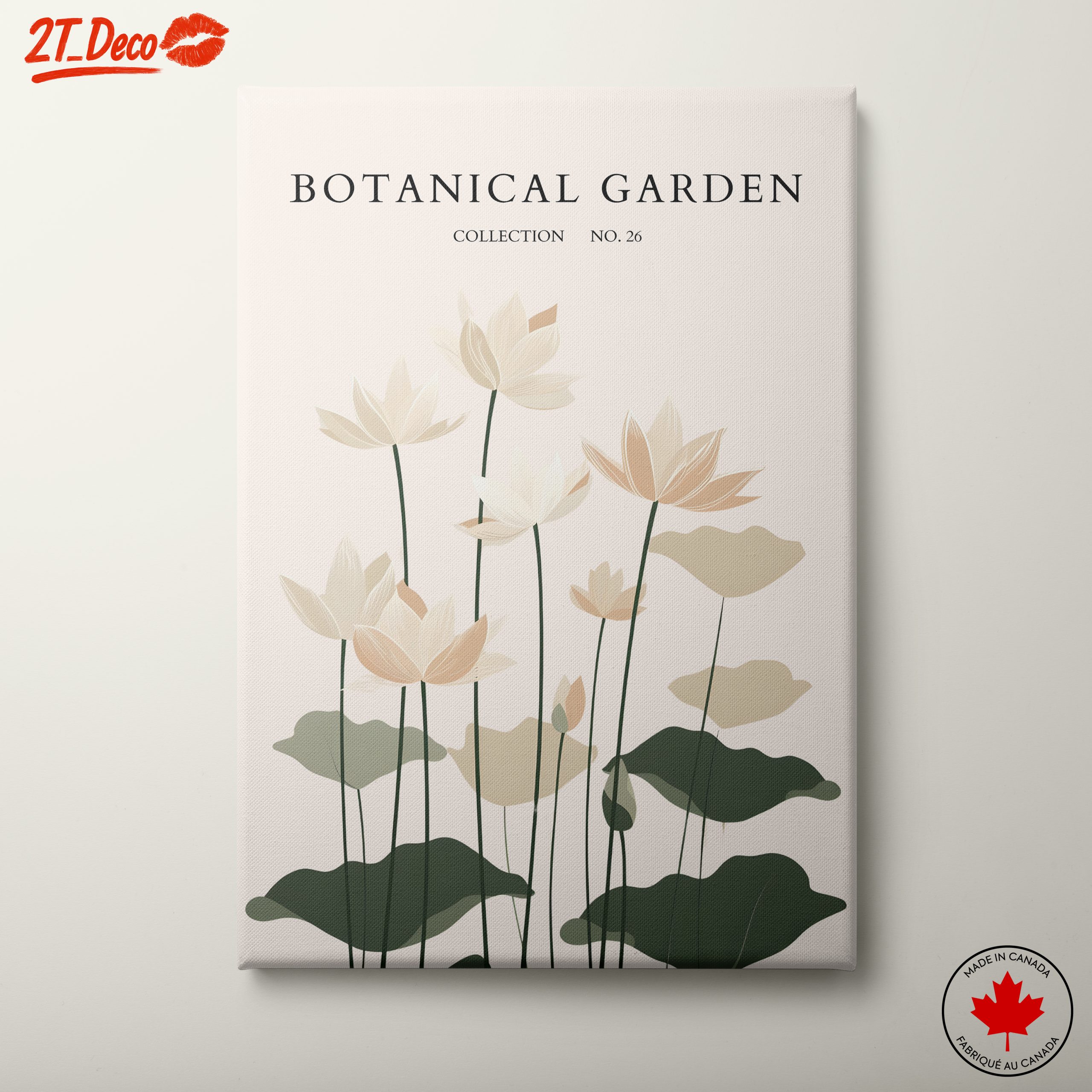 Elegant Botanical Garden Art