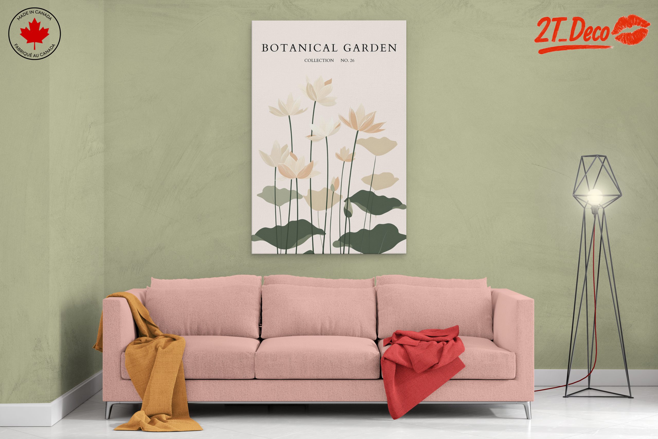 Elegant Botanical Garden Art - Image 2