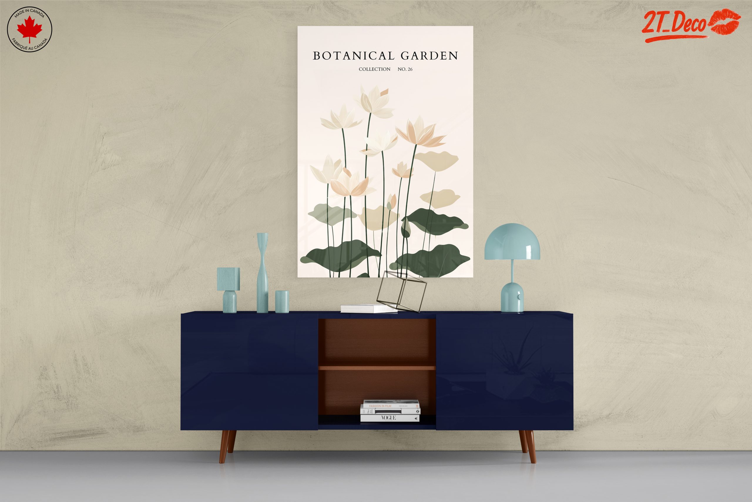 Elegant Botanical Garden Art - Image 8