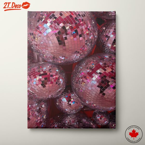 Vibrant Disco Ball Wall Art