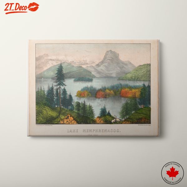 Scenic View of Lake Memphremagog