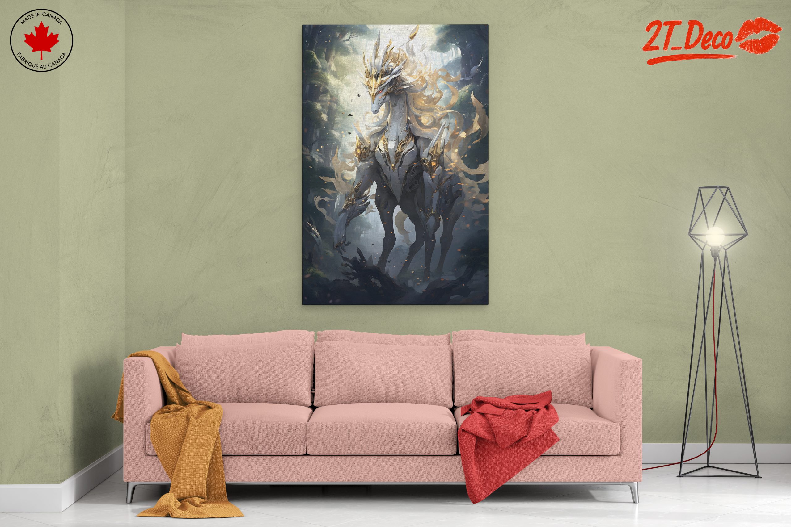 Majestic Fantasy Creature in Enchanted Forest - Image 2