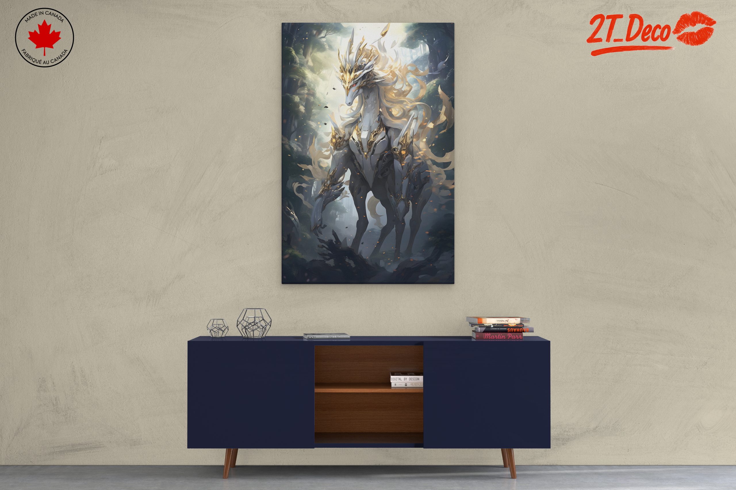 Majestic Fantasy Creature in Enchanted Forest - Image 3