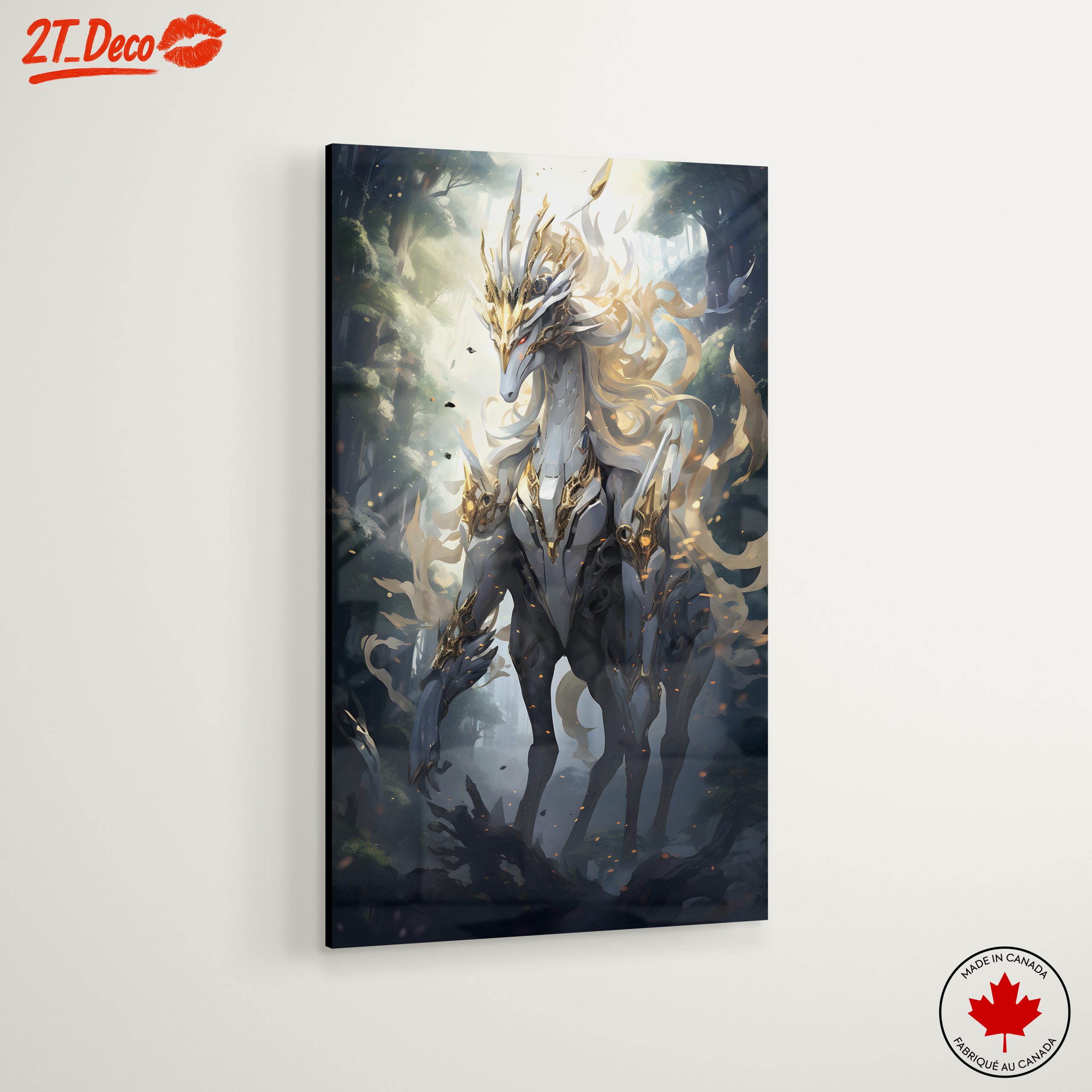 Majestic Fantasy Creature in Enchanted Forest - Image 6