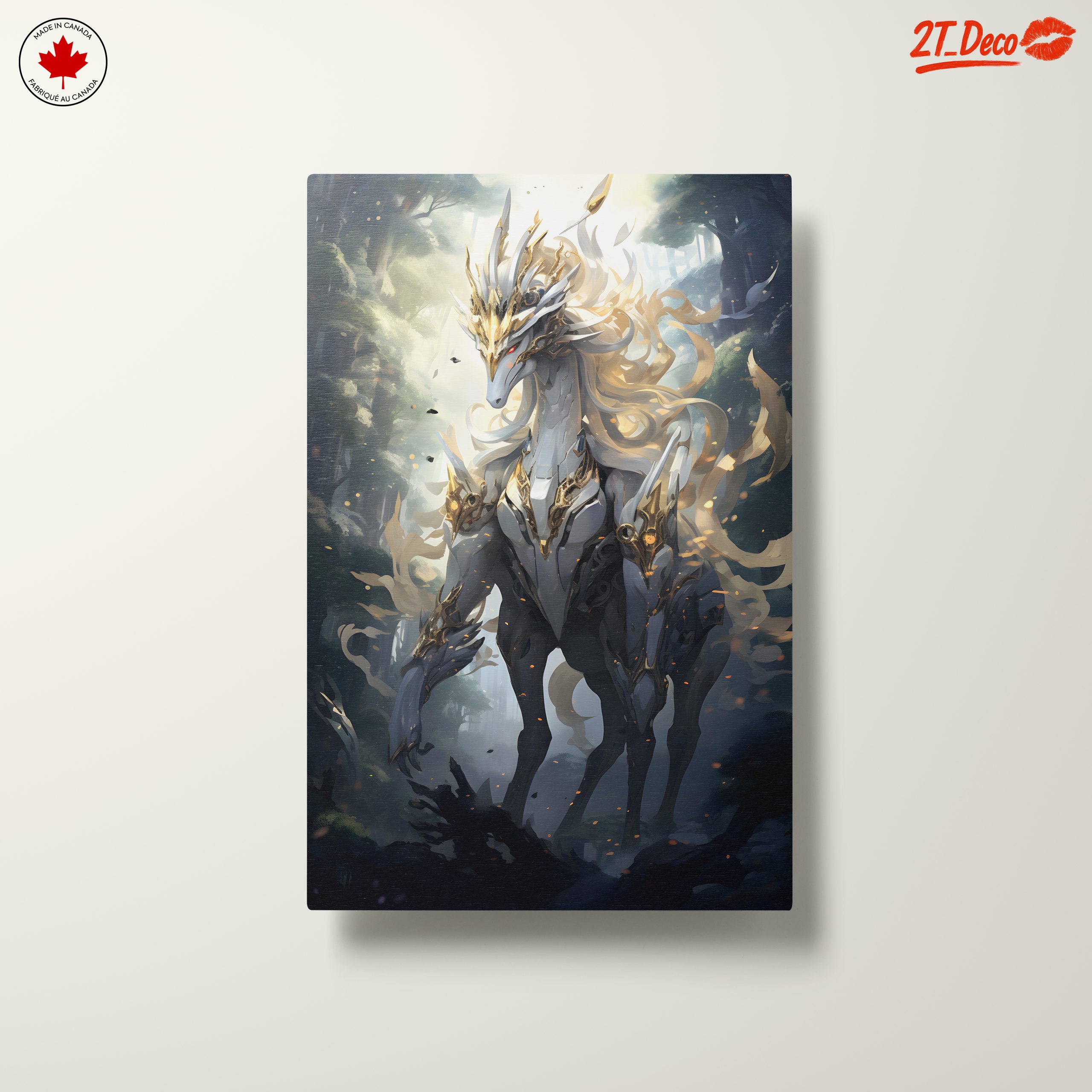 Majestic Fantasy Creature in Enchanted Forest - Image 10