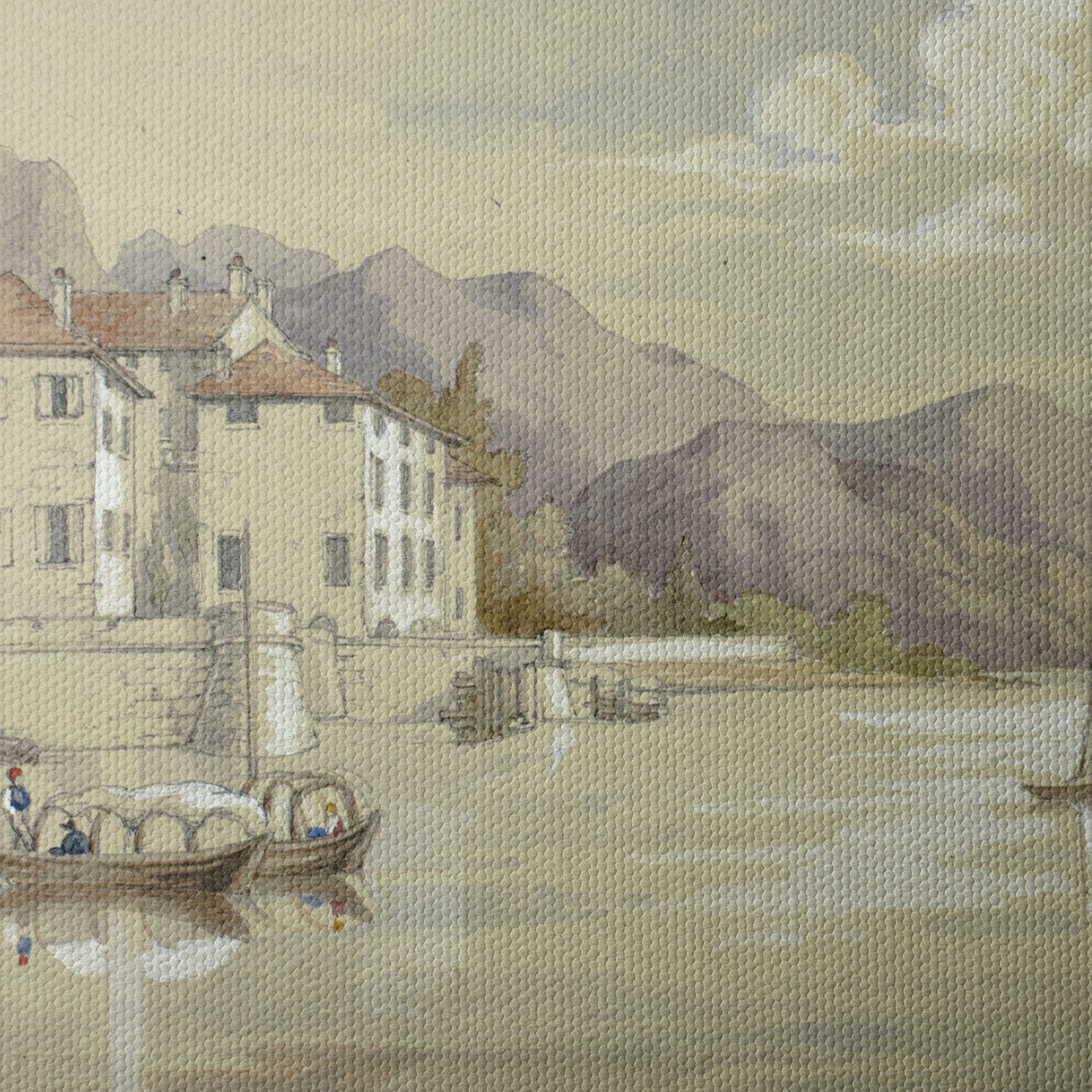 Serene Water Landscape with Mountains - Image 4