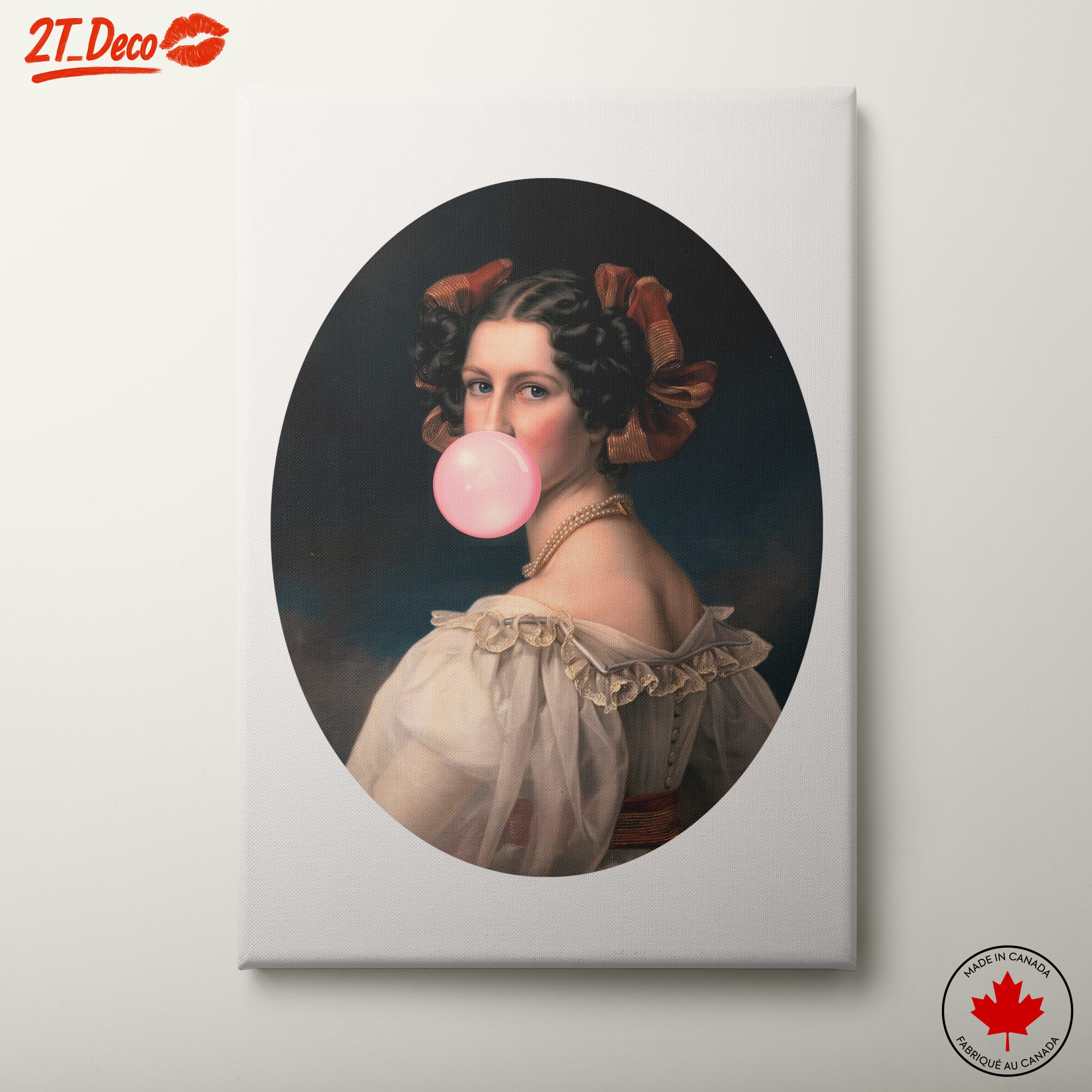 Modern Portrait with Bubblegum 2
