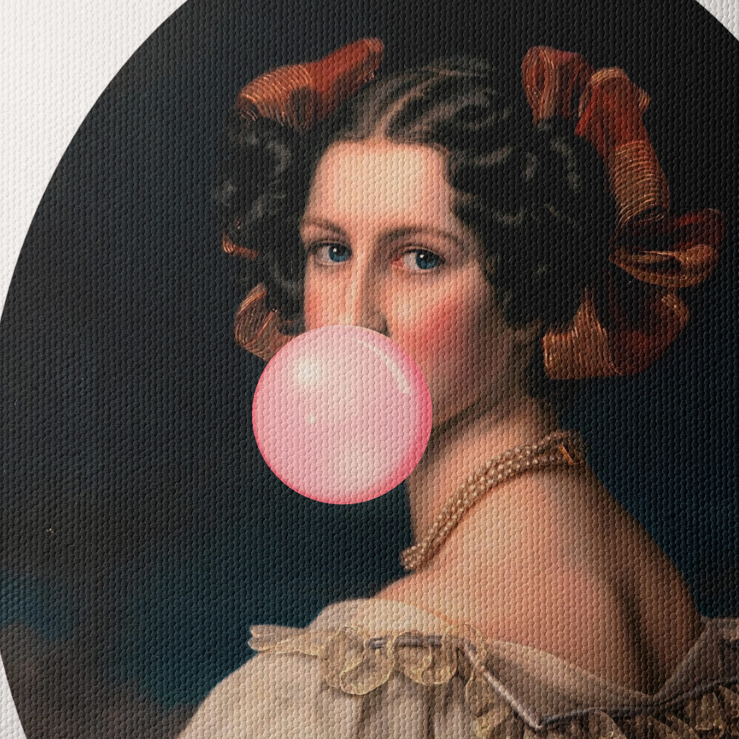 Modern Portrait with Bubblegum 2 - Image 4