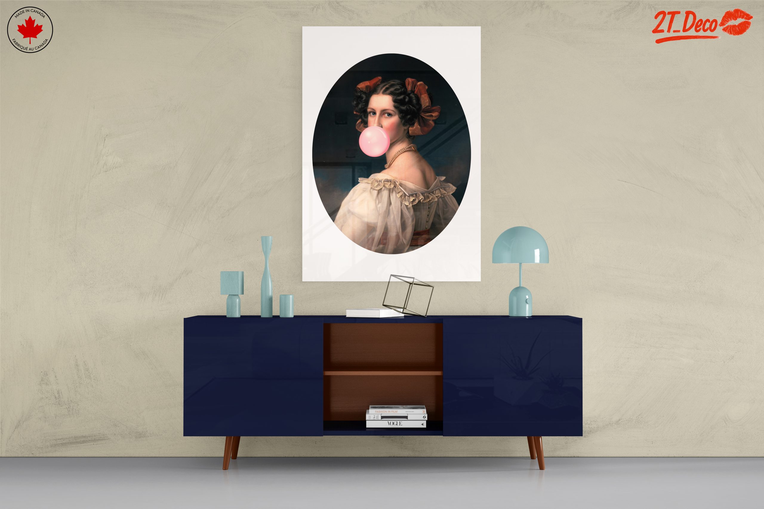 Modern Portrait with Bubblegum 2 - Image 8