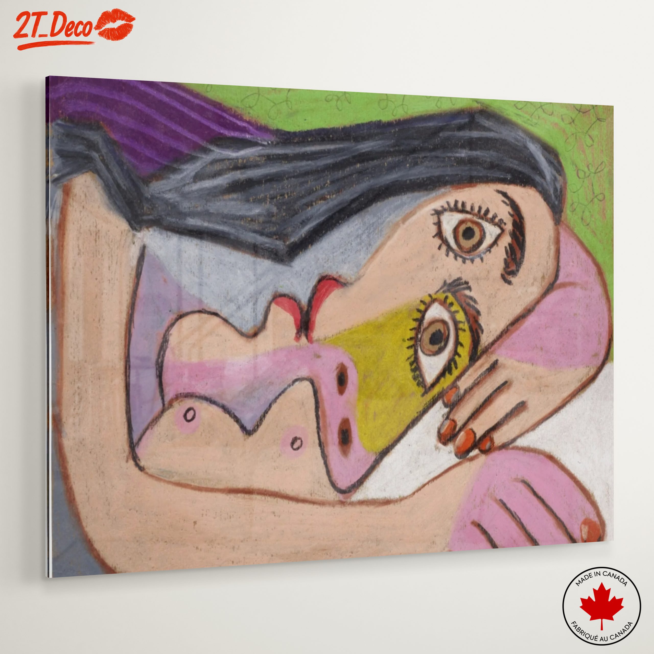 Stylized Abstract Figure Art with Bold Colors - Image 6