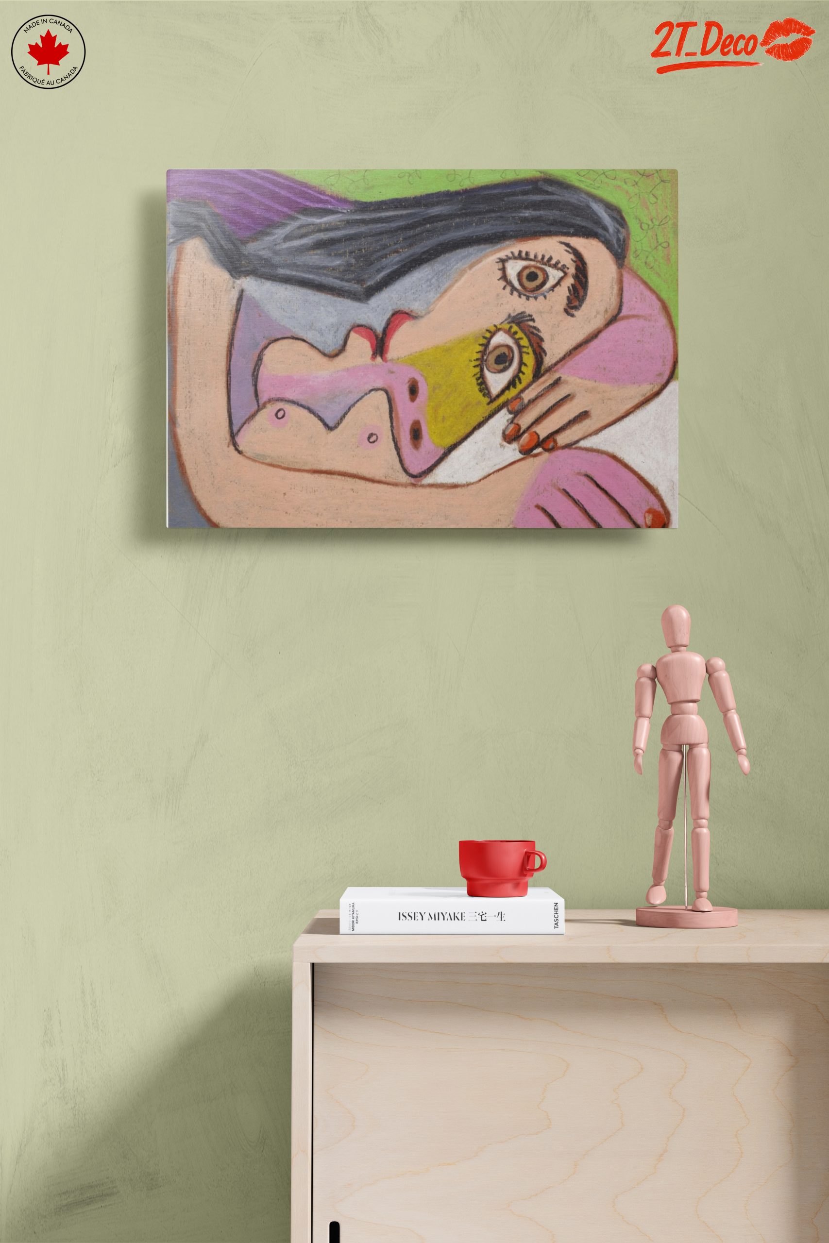 Stylized Abstract Figure Art with Bold Colors - Image 14
