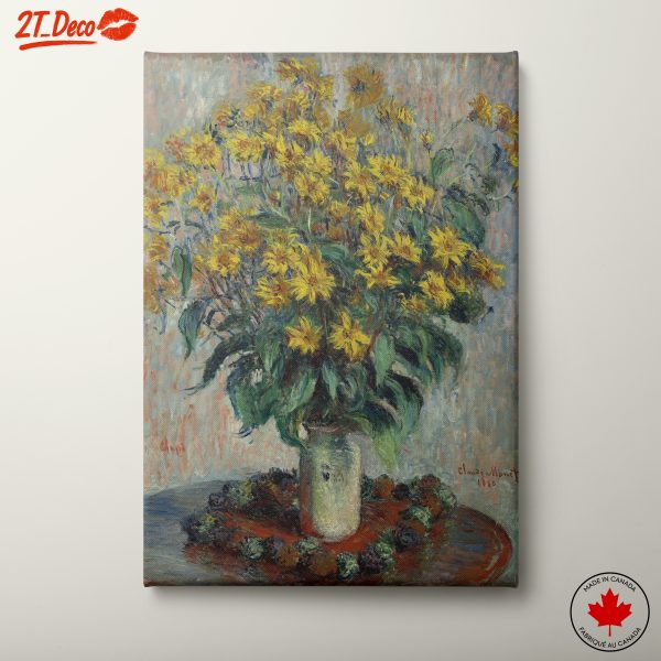 Vibrant Yellow Flower Bouquet Art