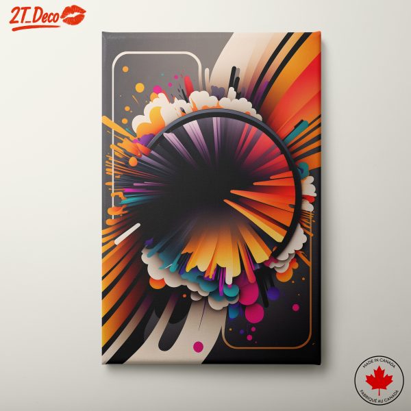 Vibrant Dynamic Abstract Artwork 8