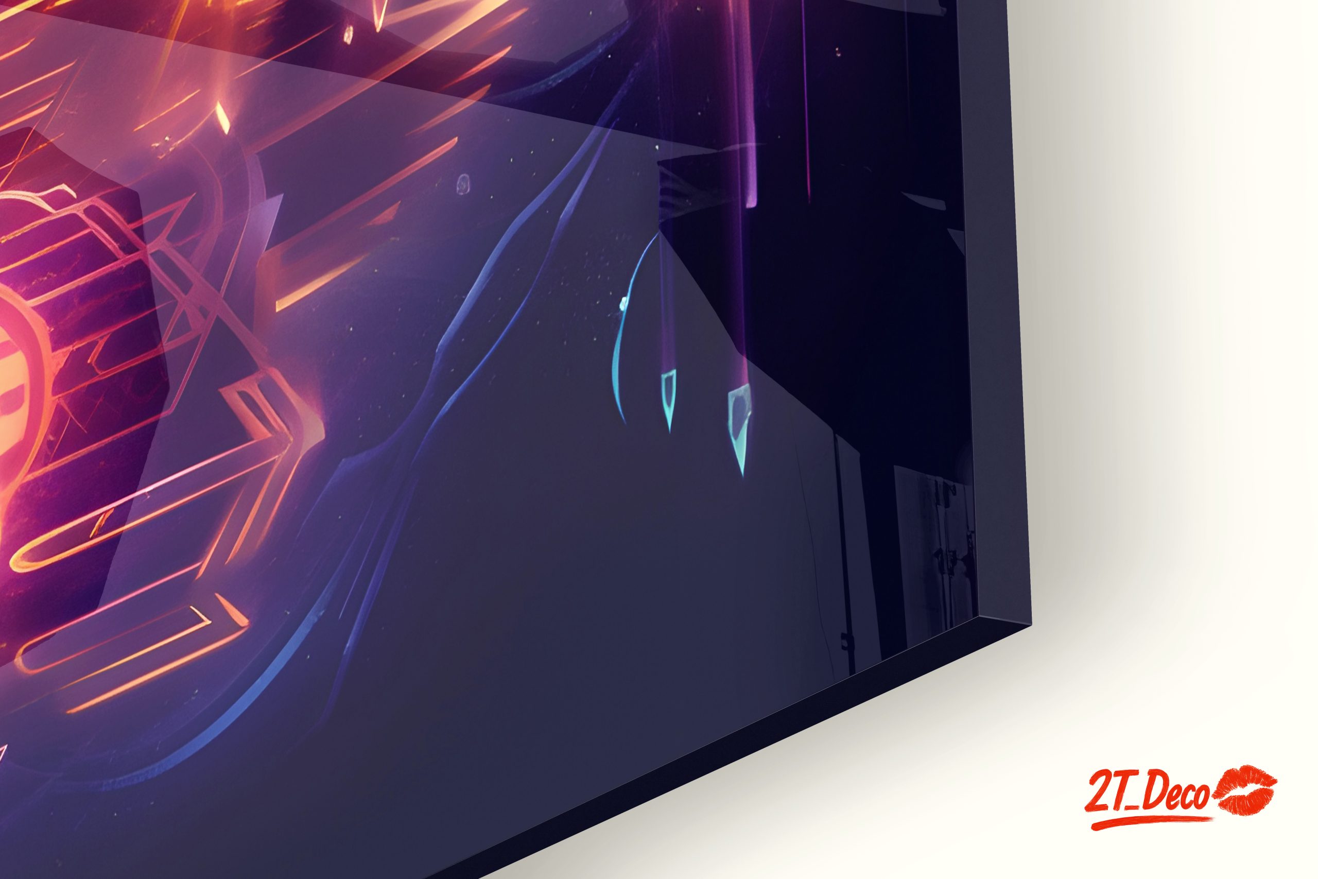 Futuristic Geometric Castle Artwork - Image 9