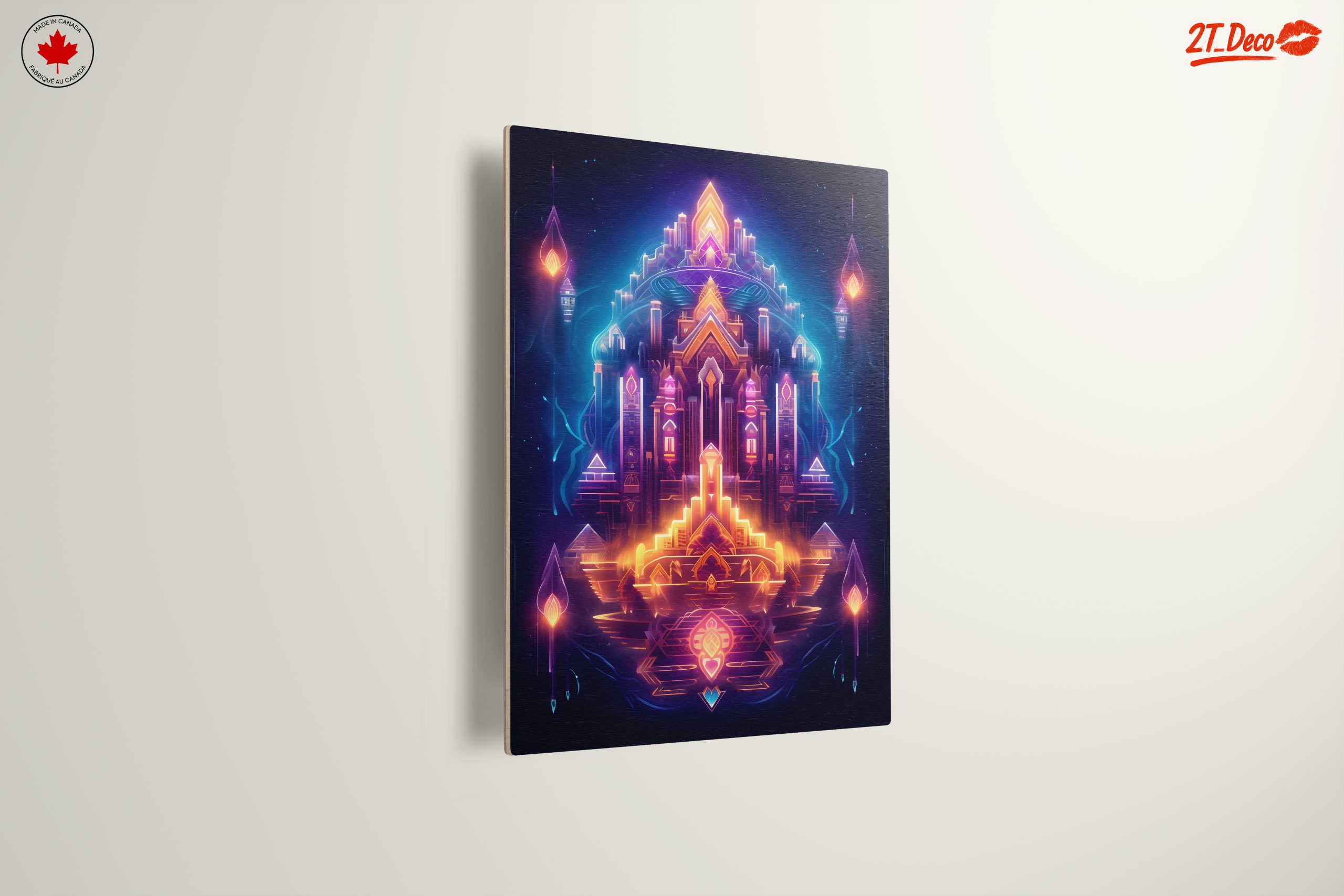 Futuristic Geometric Castle Artwork - Image 13