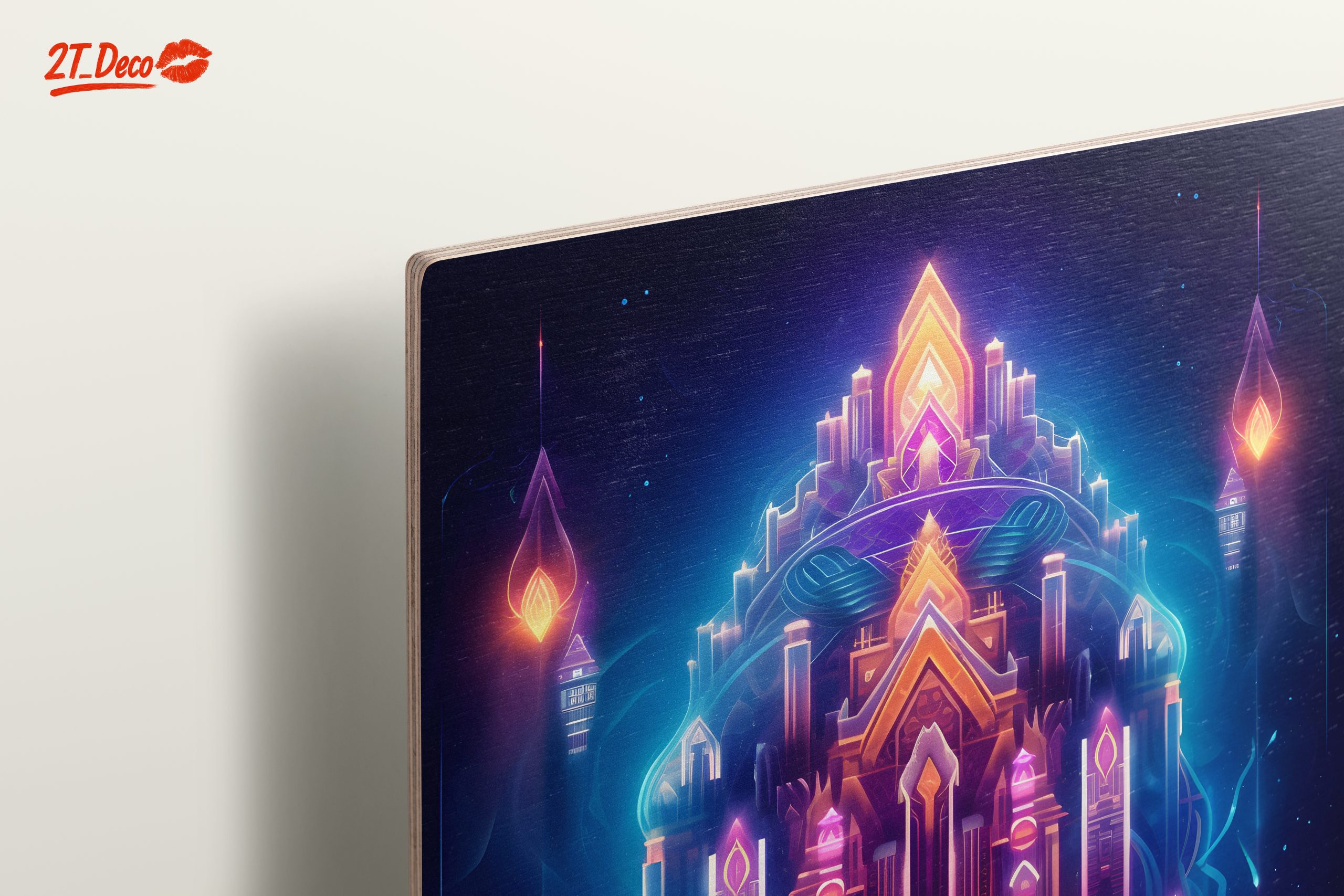 Futuristic Geometric Castle Artwork - Image 15