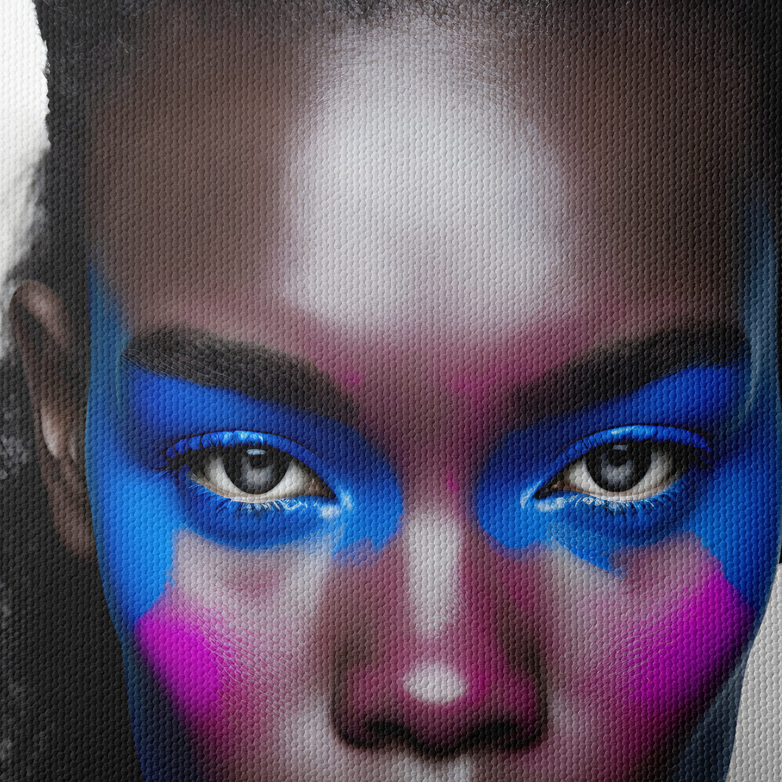 Vibrant Contemporary Portrait with Bold Colors 4 - Image 4