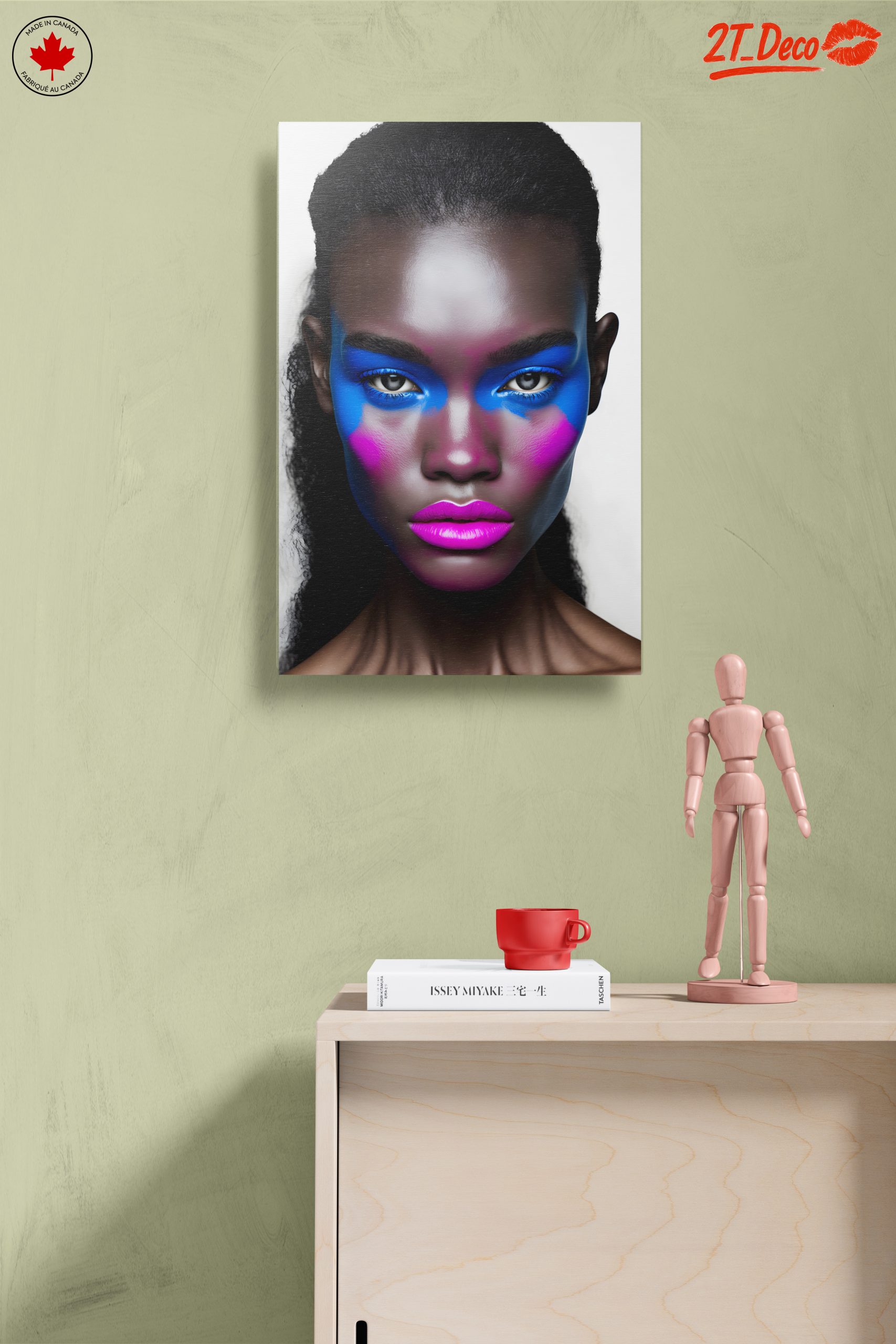 Vibrant Contemporary Portrait with Bold Colors 4 - Image 14