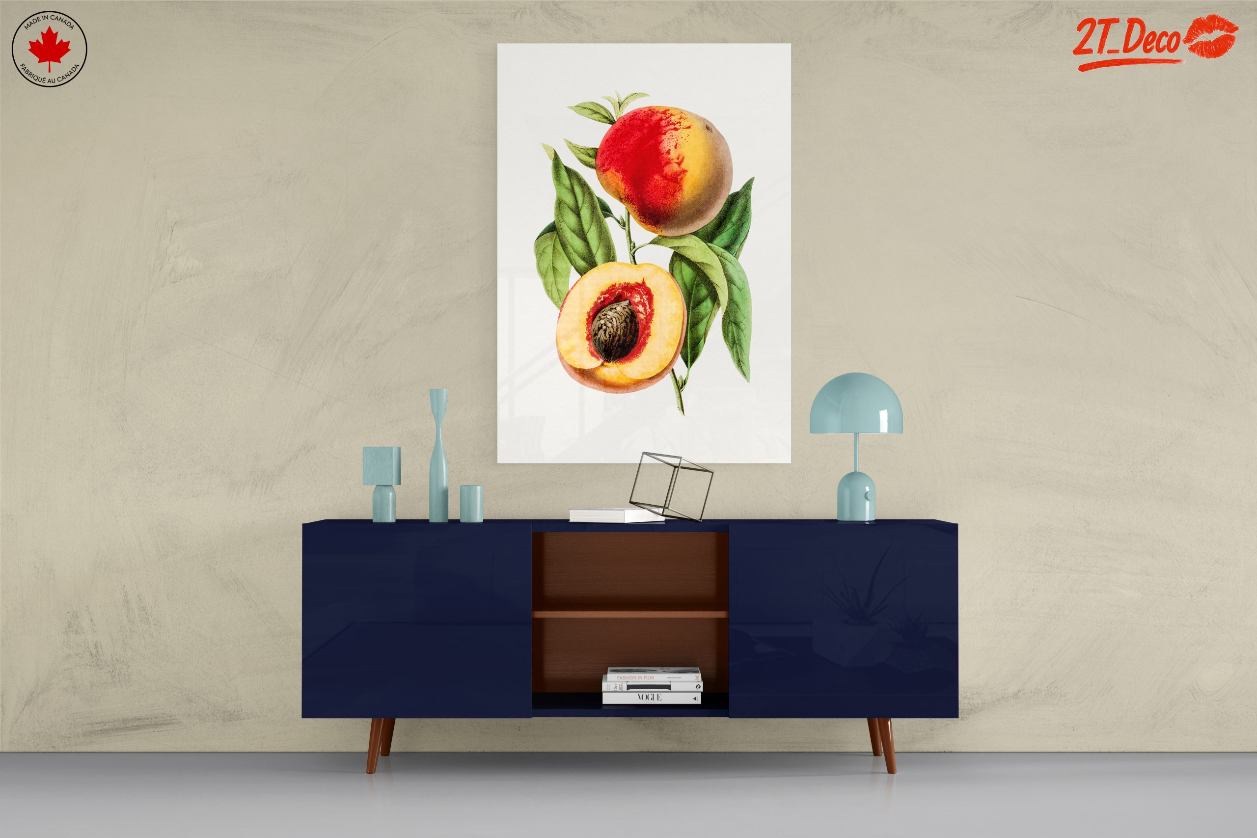 Realistic Botanical Illustration of Peaches - Image 8