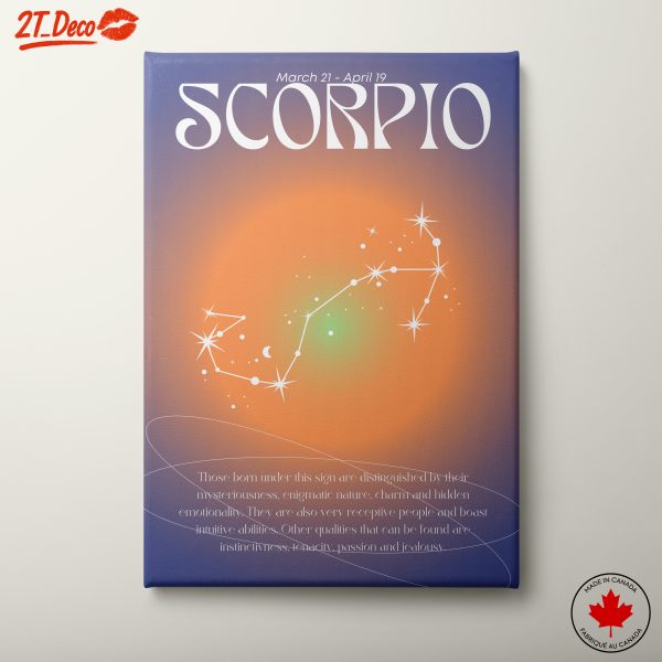 Scorpio Zodiac Sign Wall Art