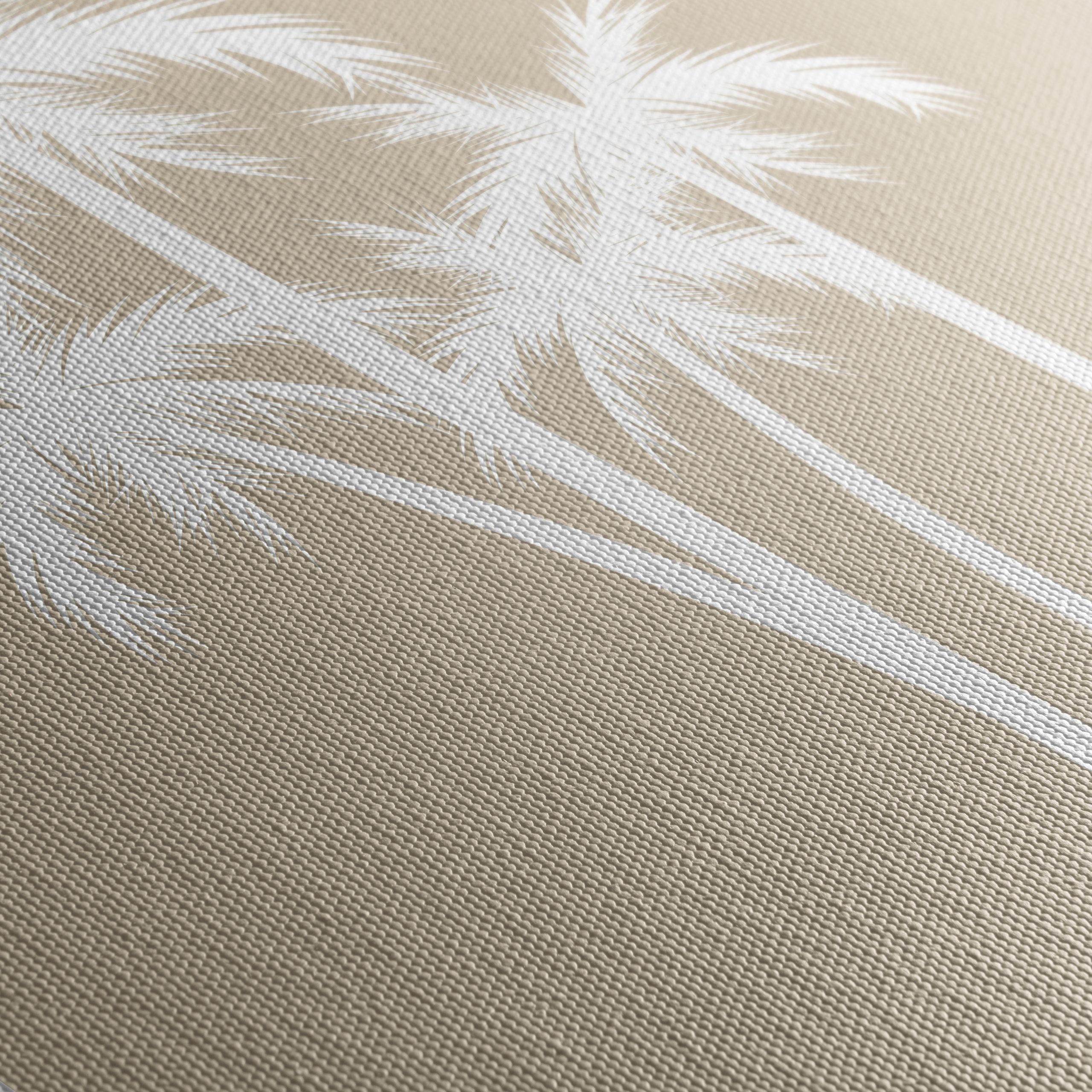 Stylized Palm Trees on Beige Background - Image 5