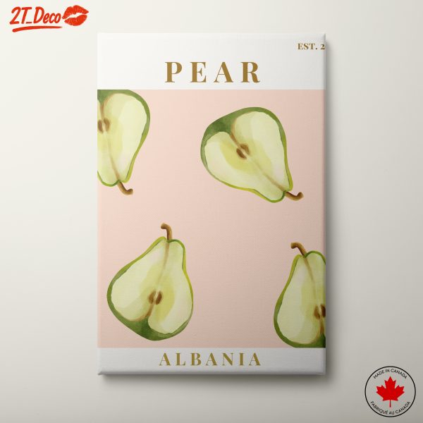 Abstract Pear Art Decor