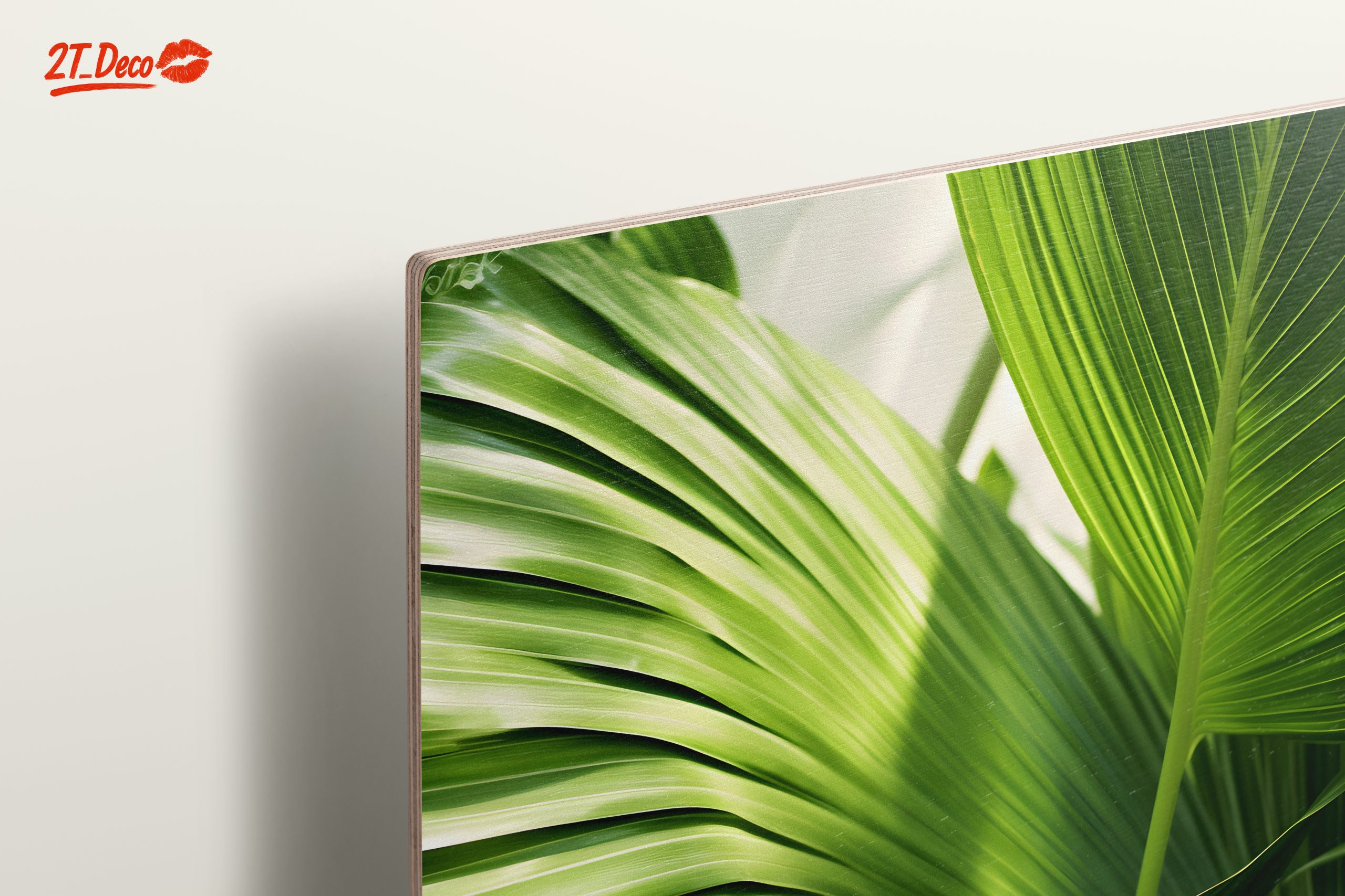 Lush Green Botanical Leaf Artwork - Image 15