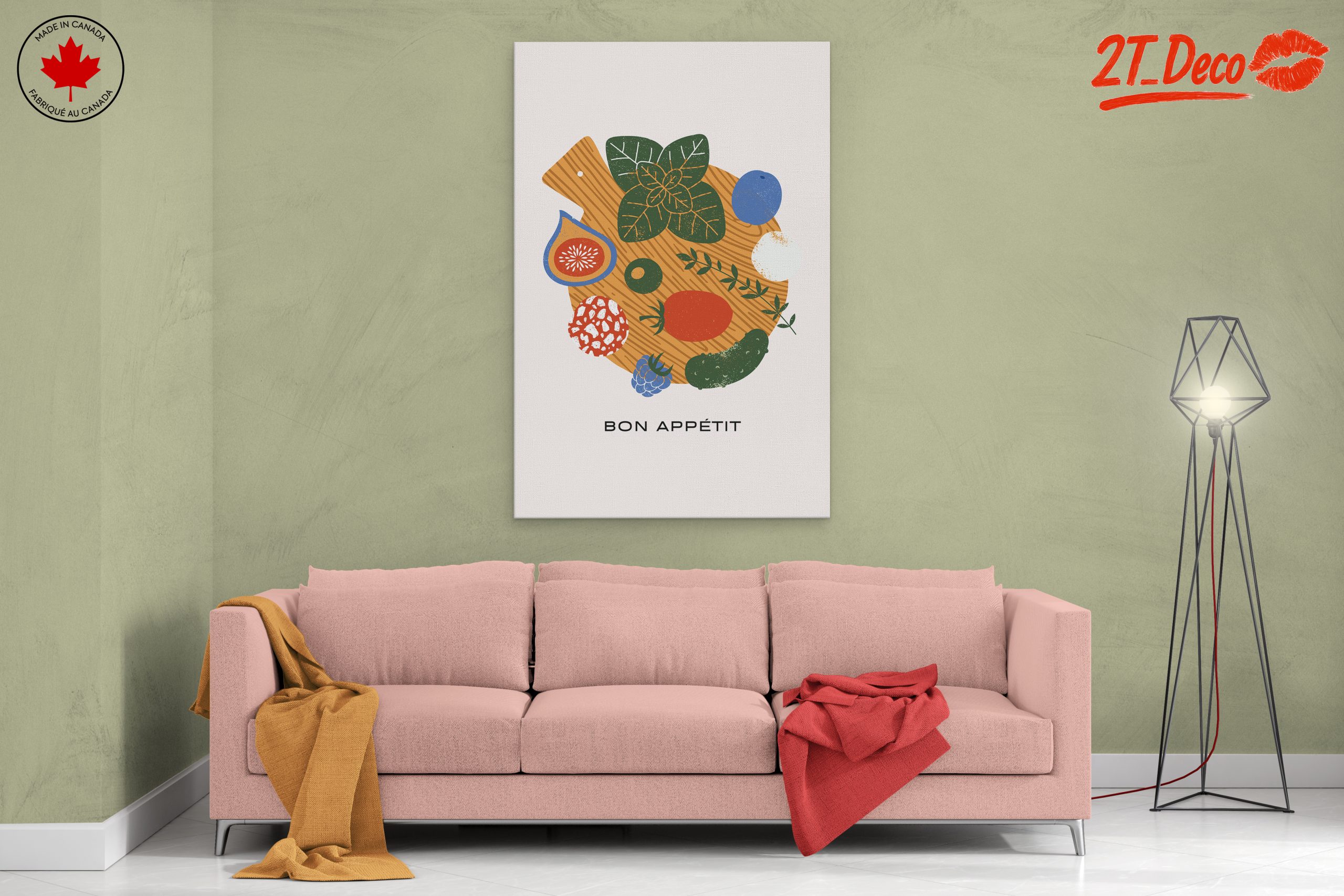 Colorful Abstract Food Artwork 2 - Image 2