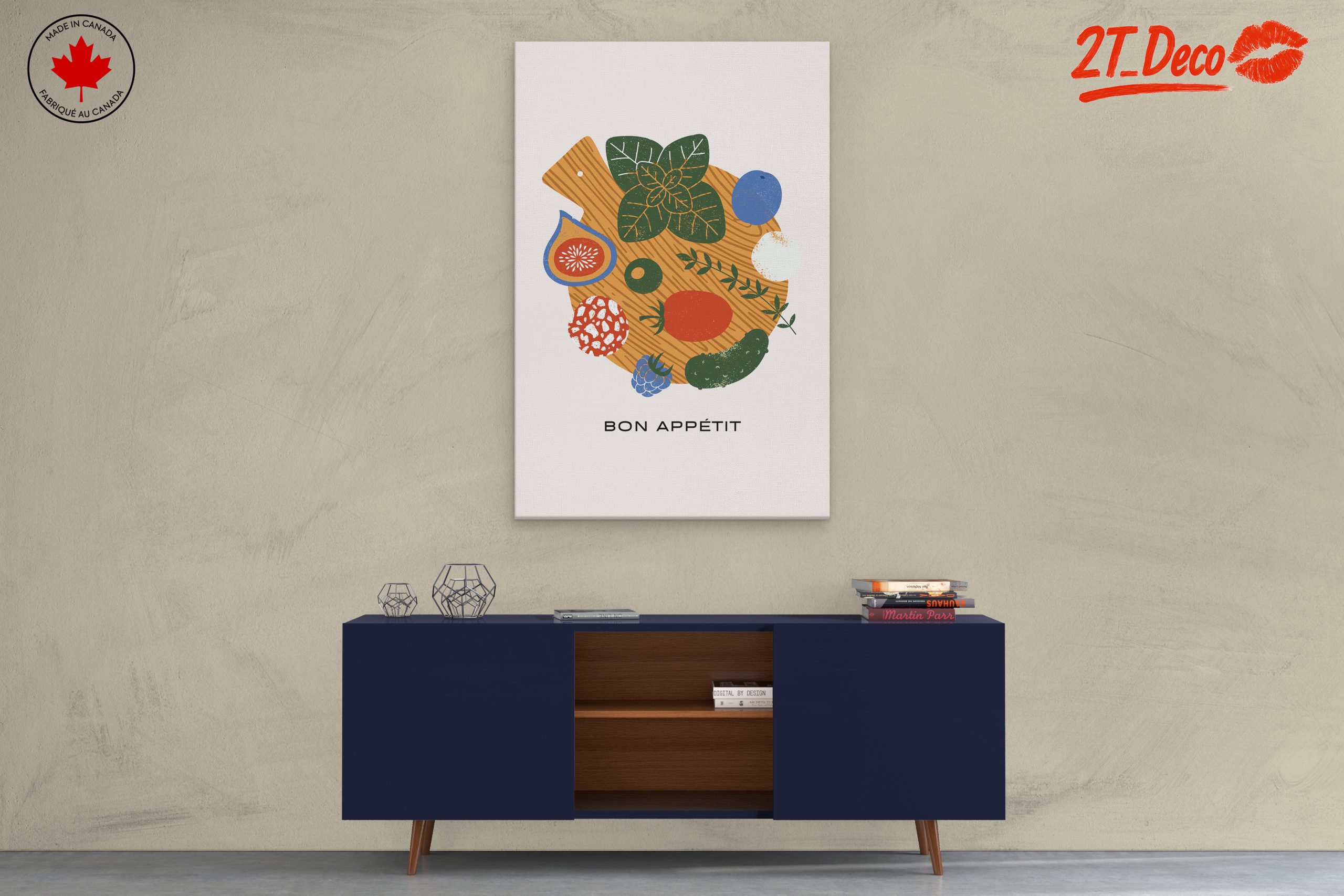 Colorful Abstract Food Artwork 2 - Image 3