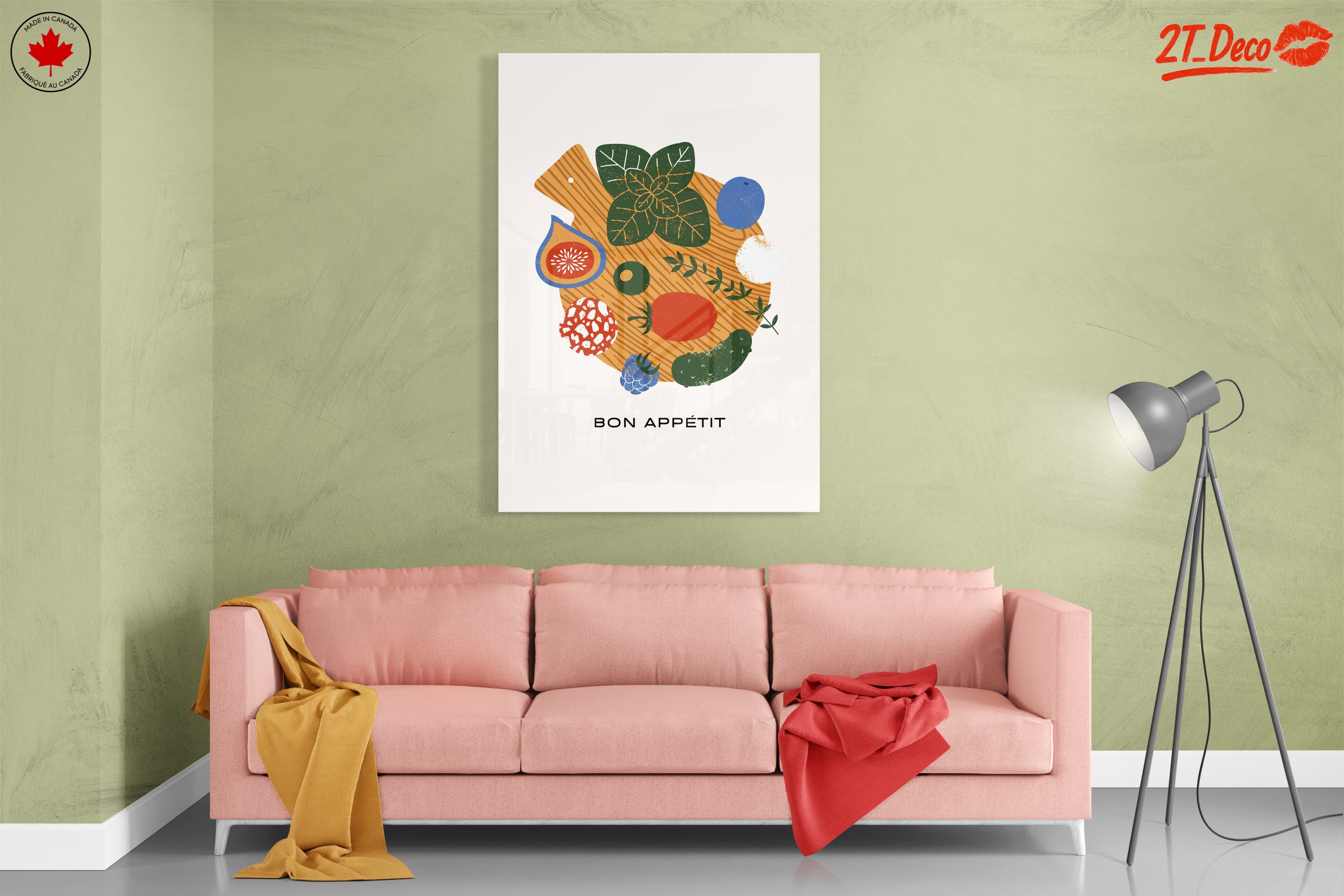 Colorful Abstract Food Artwork 2 - Image 7