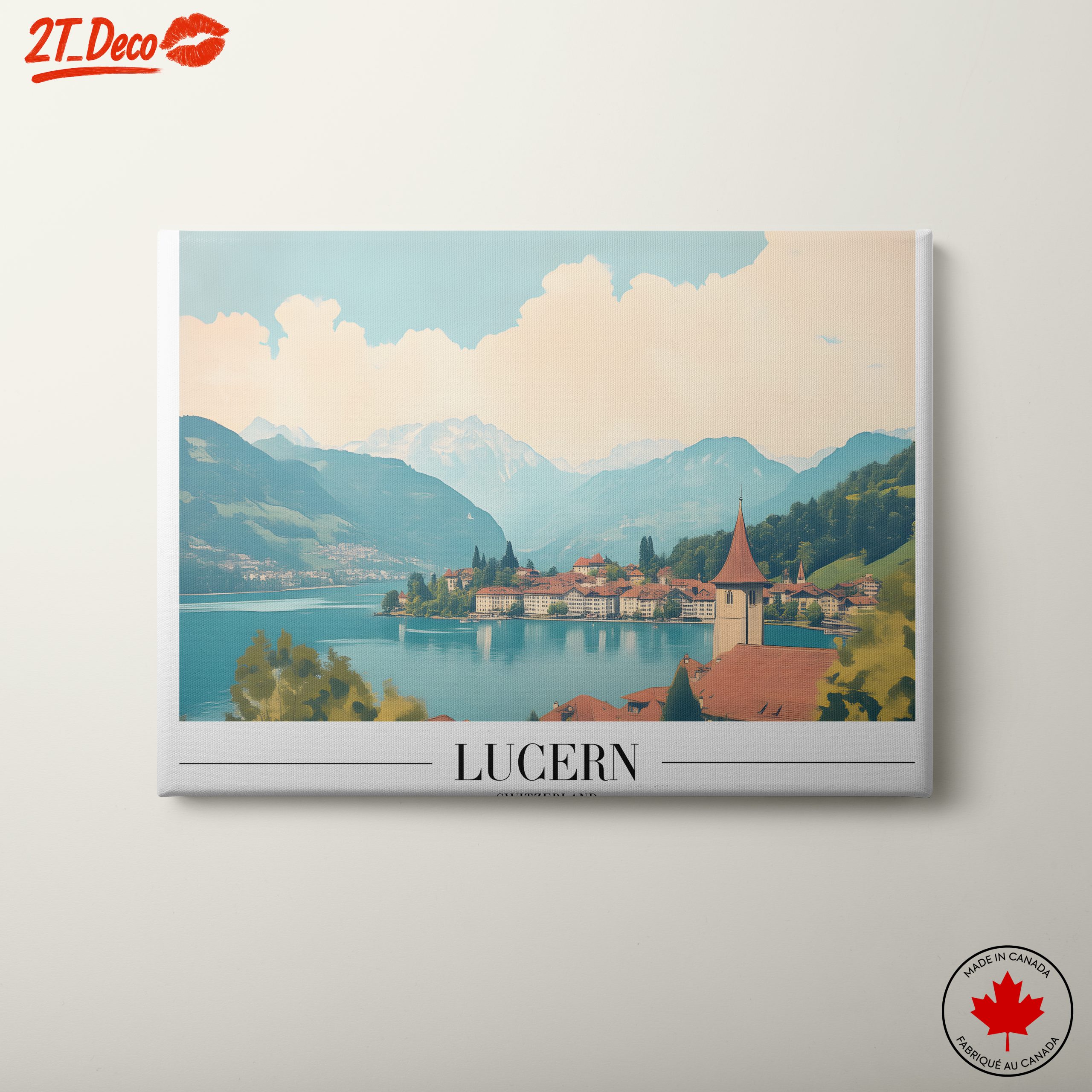 Scenic Adventure Landscape of Lucerne, Switzerland